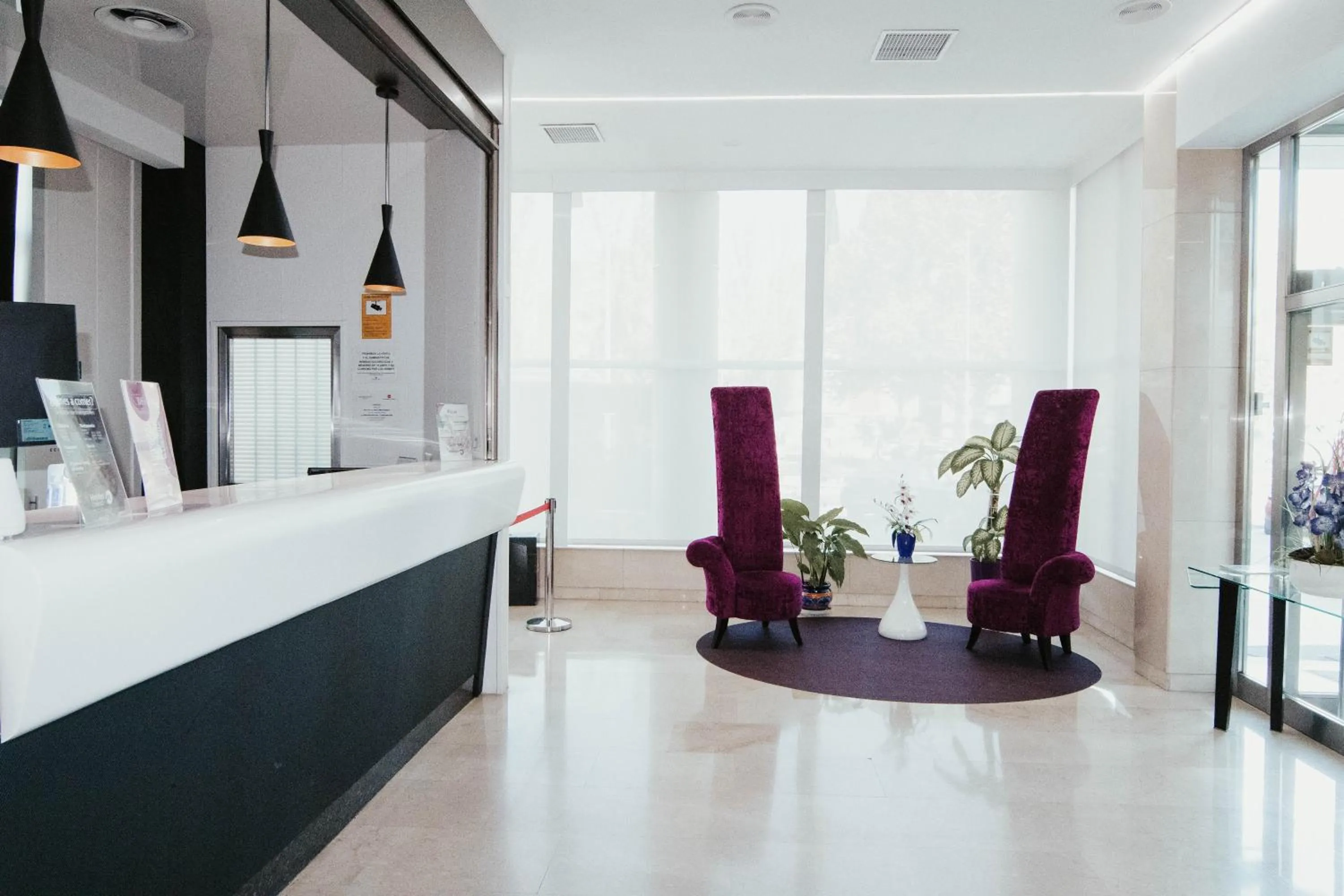 Lobby or reception in Hoteles Urbanos N Avenida de España