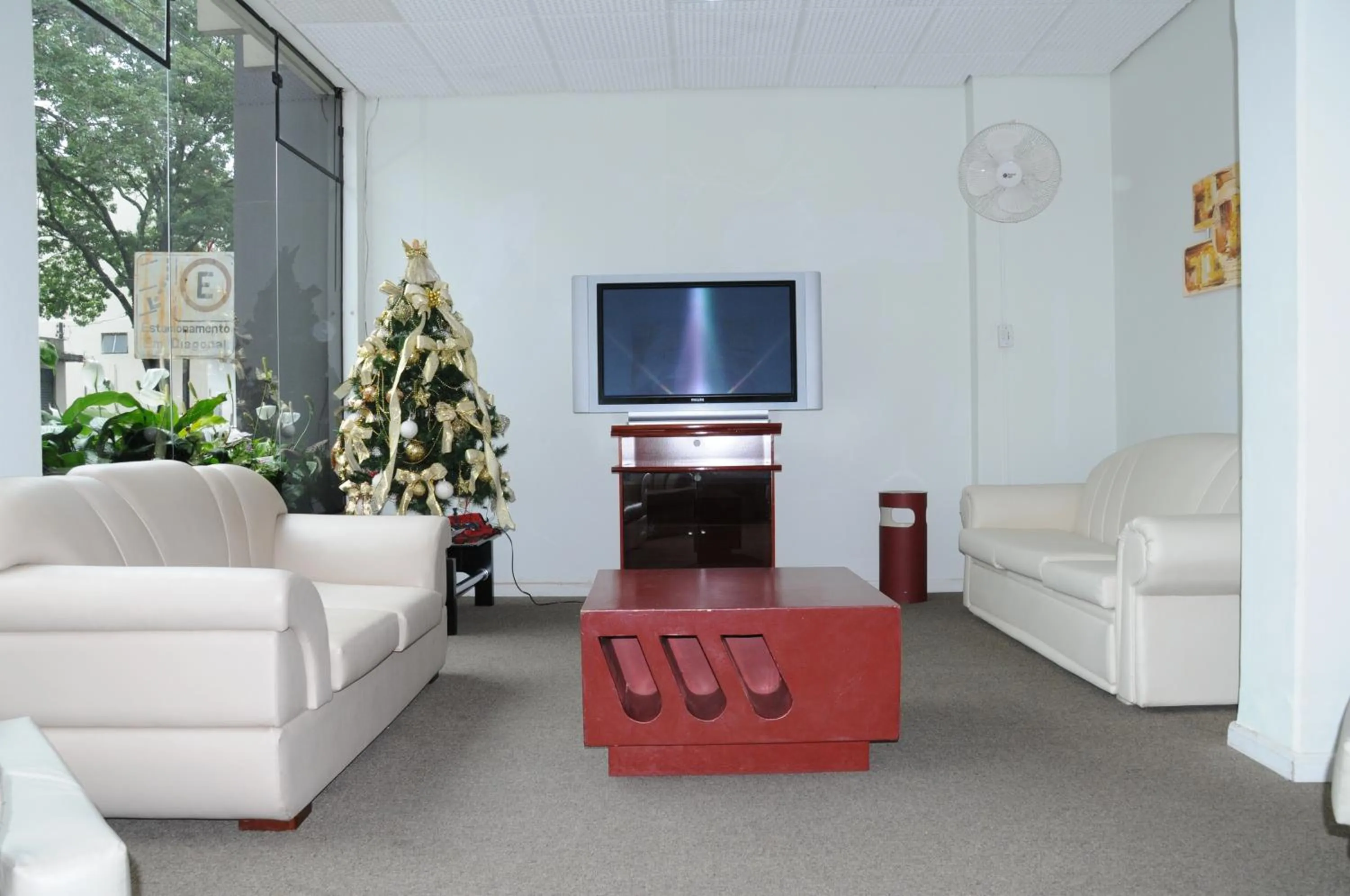 Communal lounge/ TV room in Hotel Elite