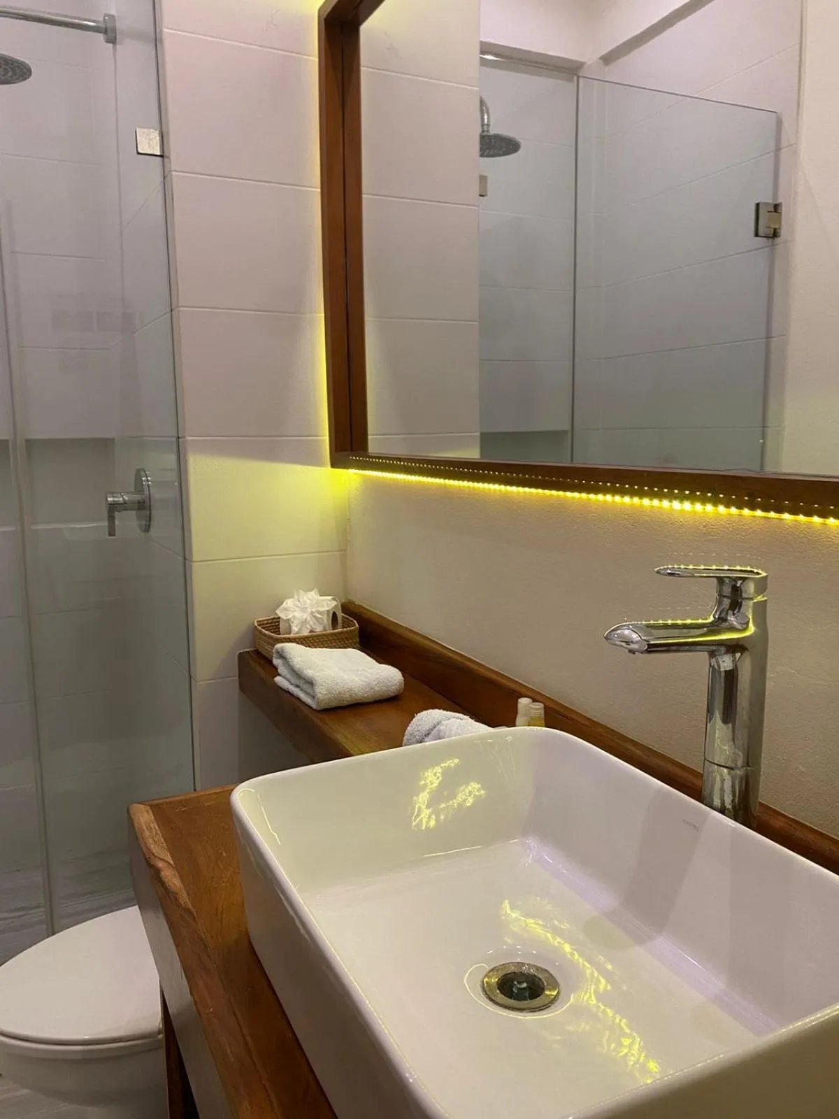 Toilet in Hotel Pelecanus Suites Holbox