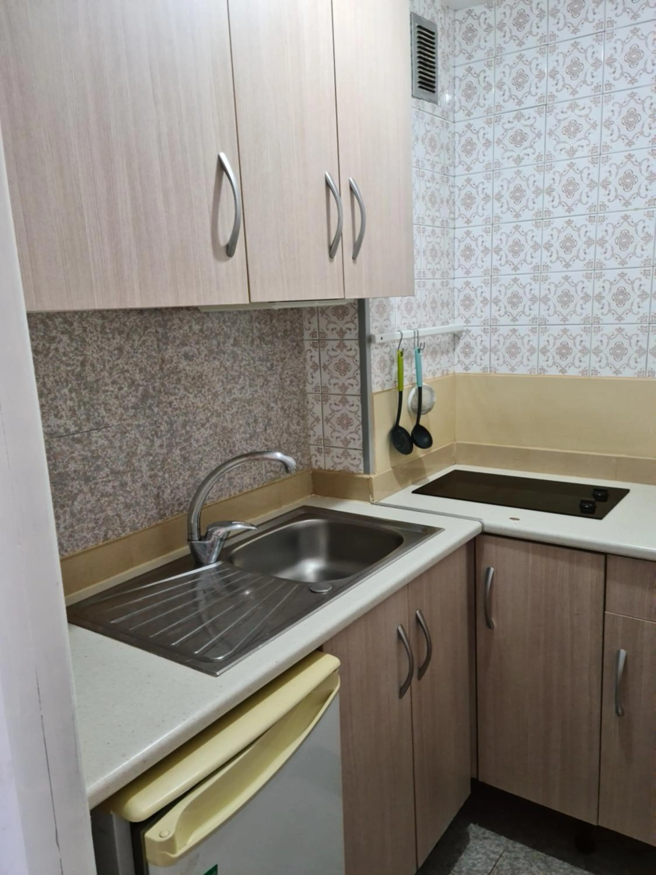 Communal kitchen in Apartamentos Catalina Park