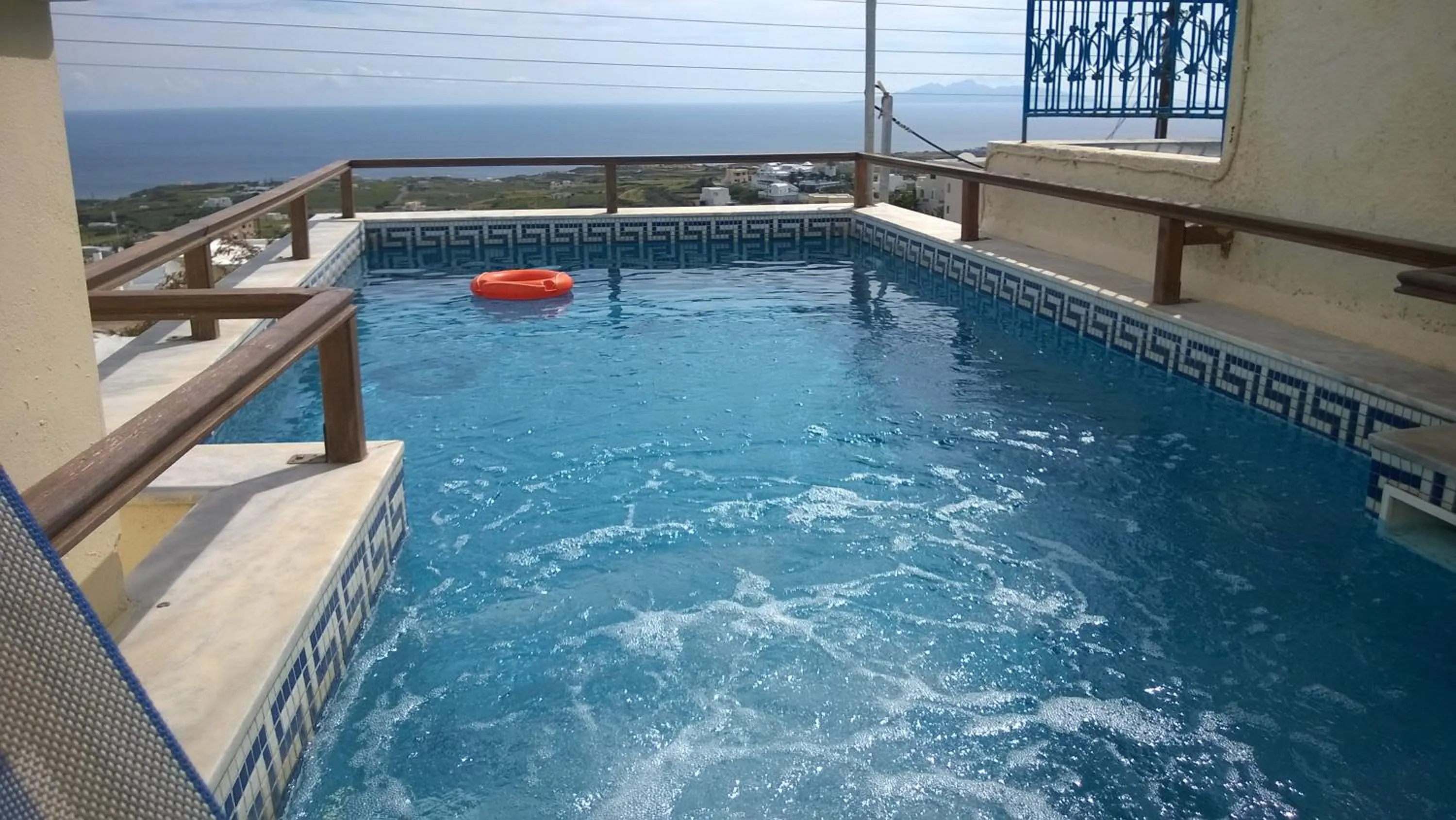 Swimming pool in Anemomilos Suites