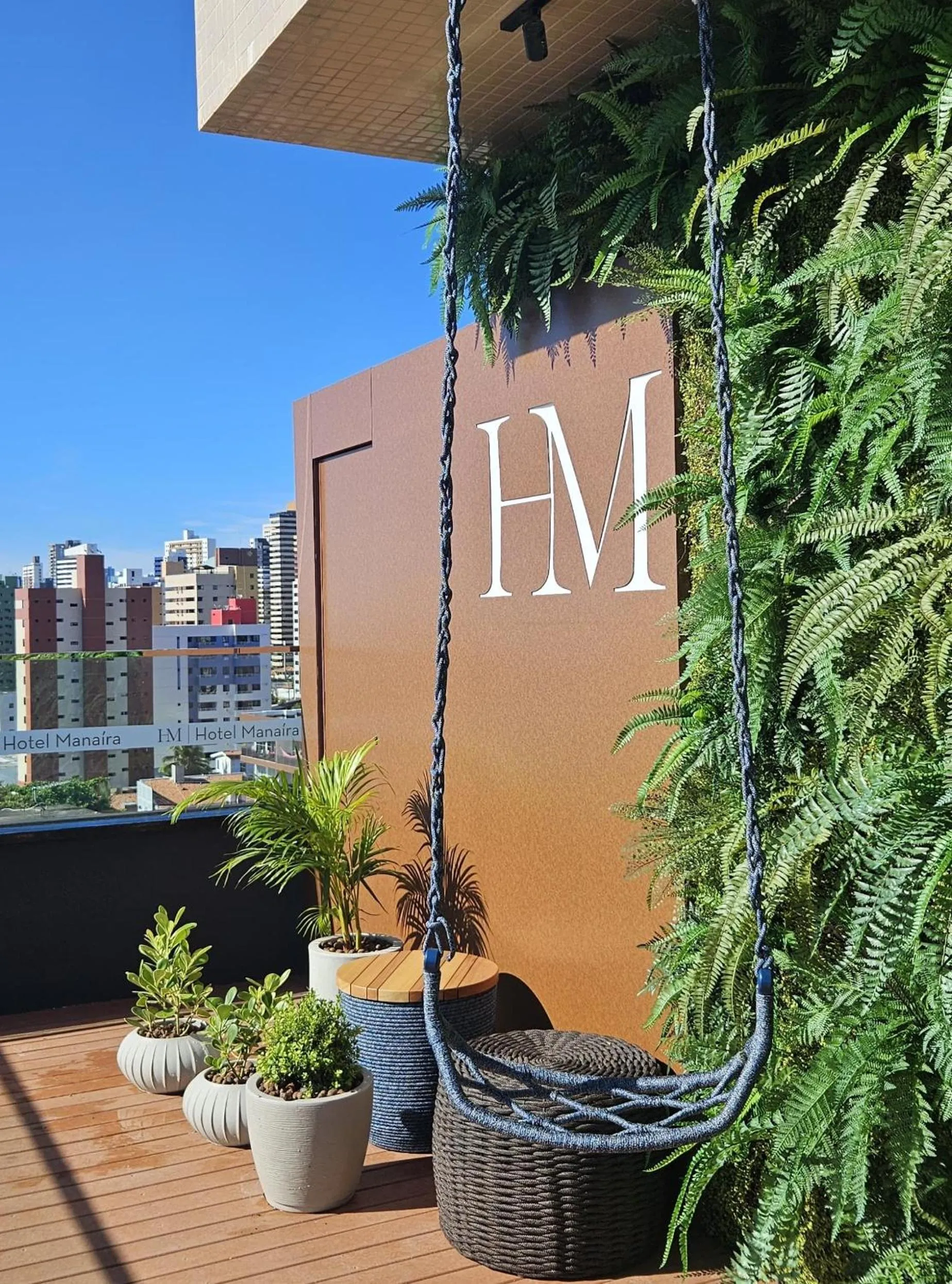 Balcony/Terrace in Manaíra Hotel