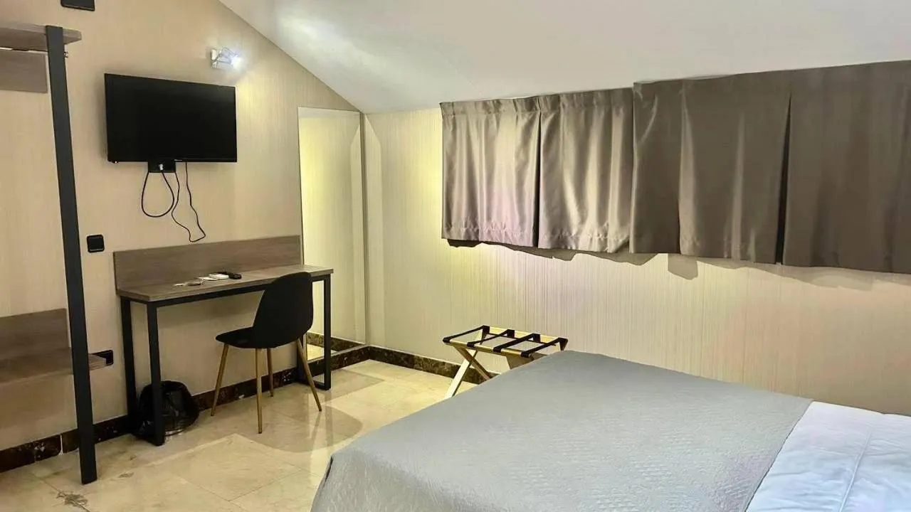 Bed in Hotel Ciudad de Fuenlabrada