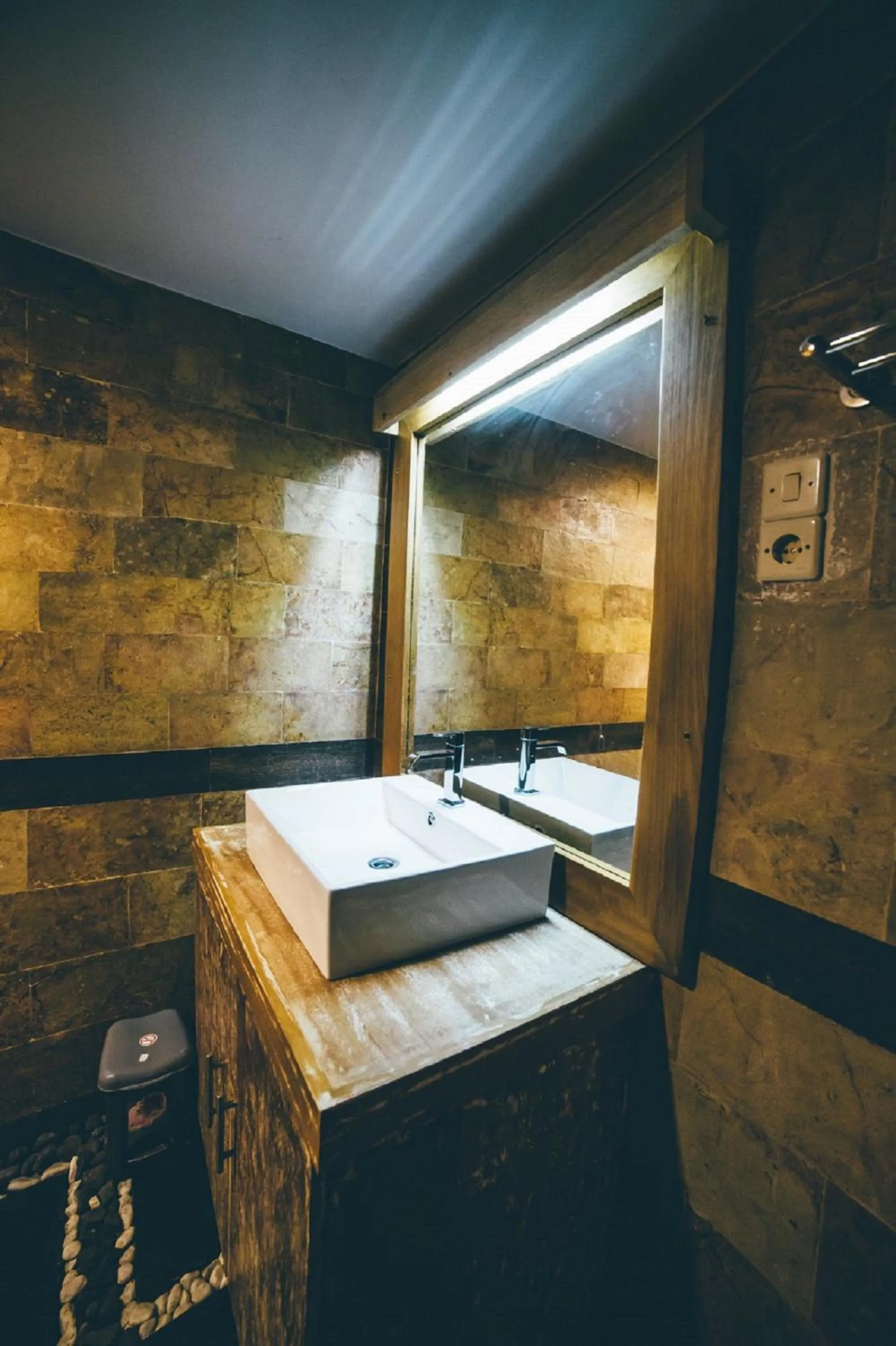 Bathroom in Island Beach Bungalow