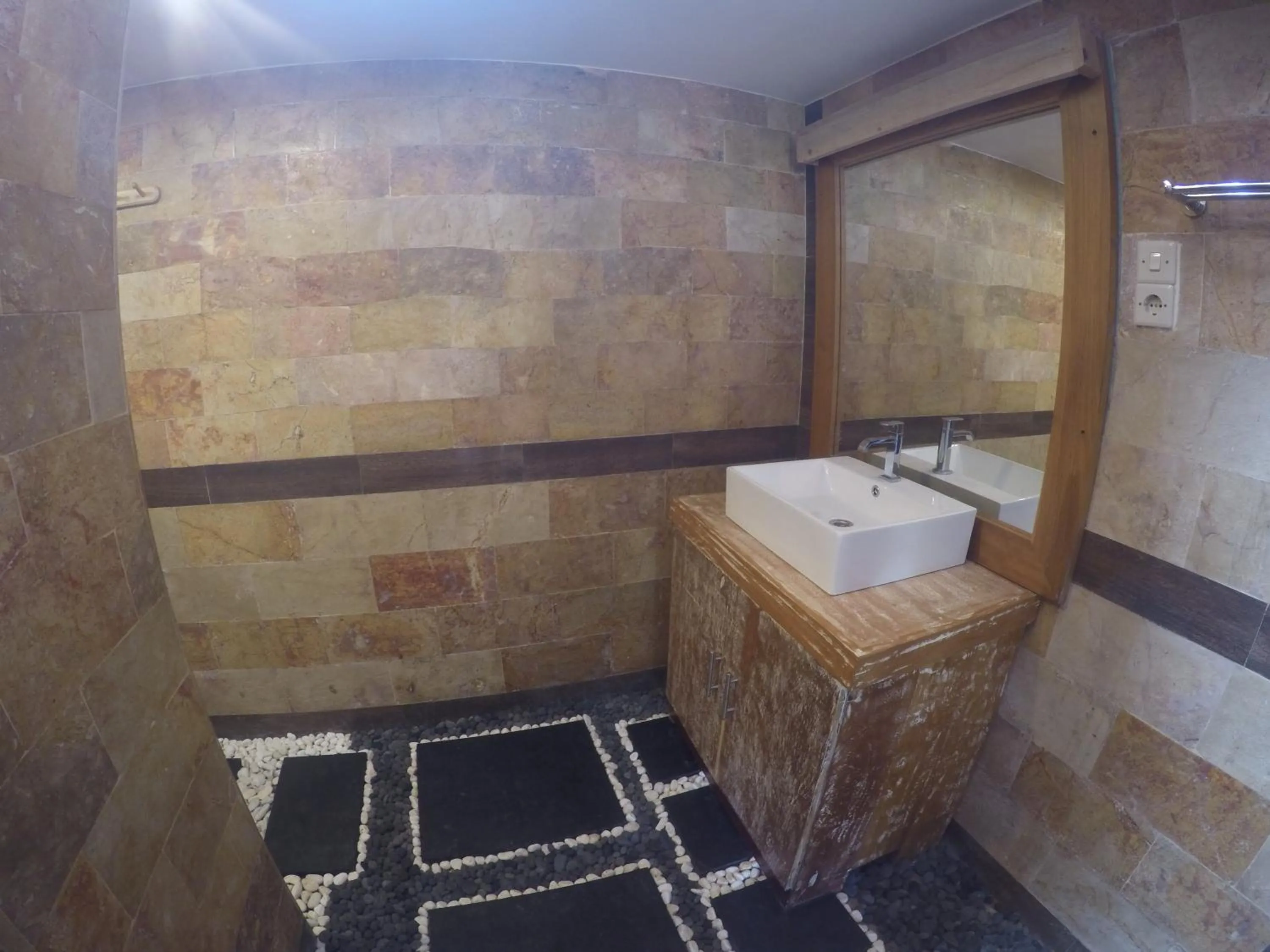 Bathroom in Island Beach Bungalow