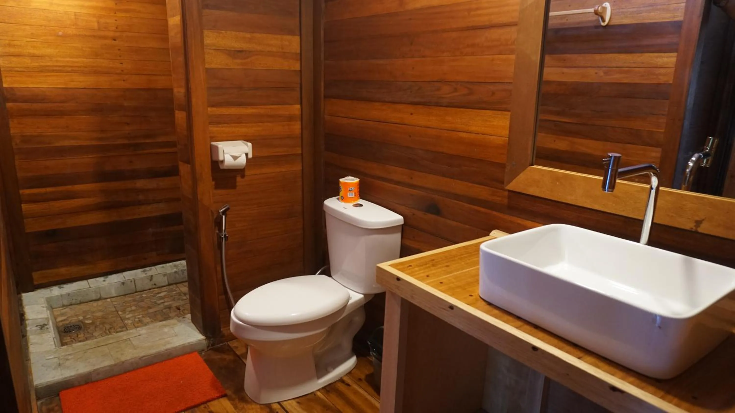 Bathroom in Island Beach Bungalow