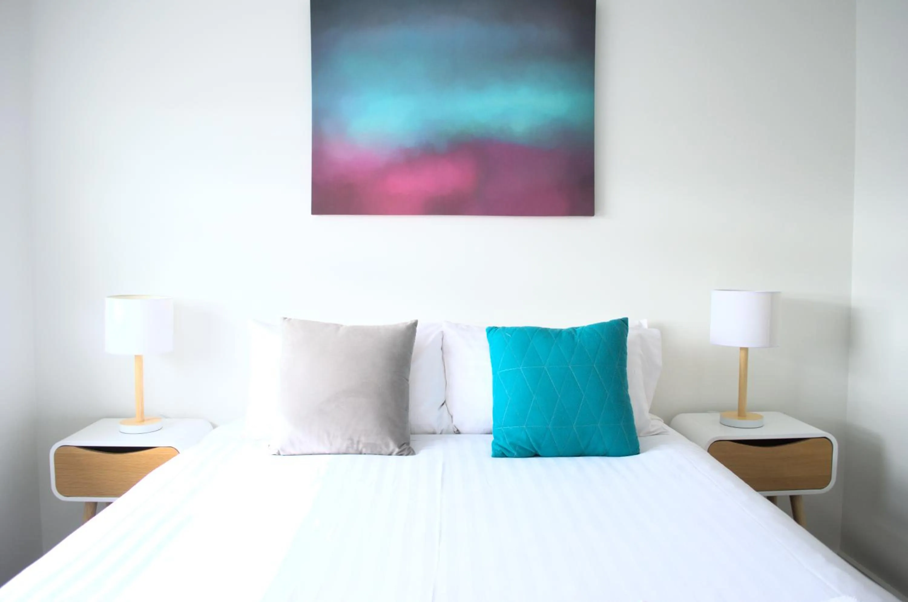 Bed in Kangaroo Bay Apartments