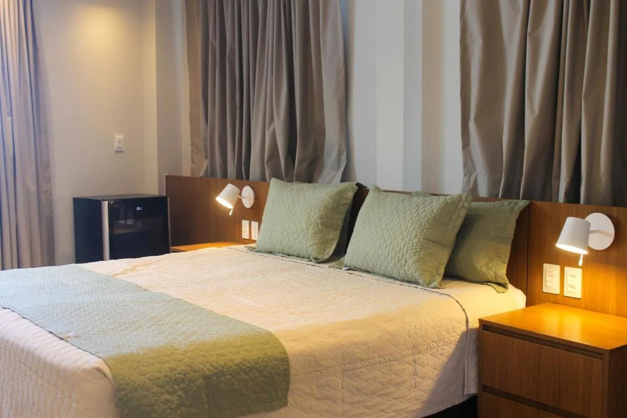 Bed in Farol de Itapuã Praia Hotel