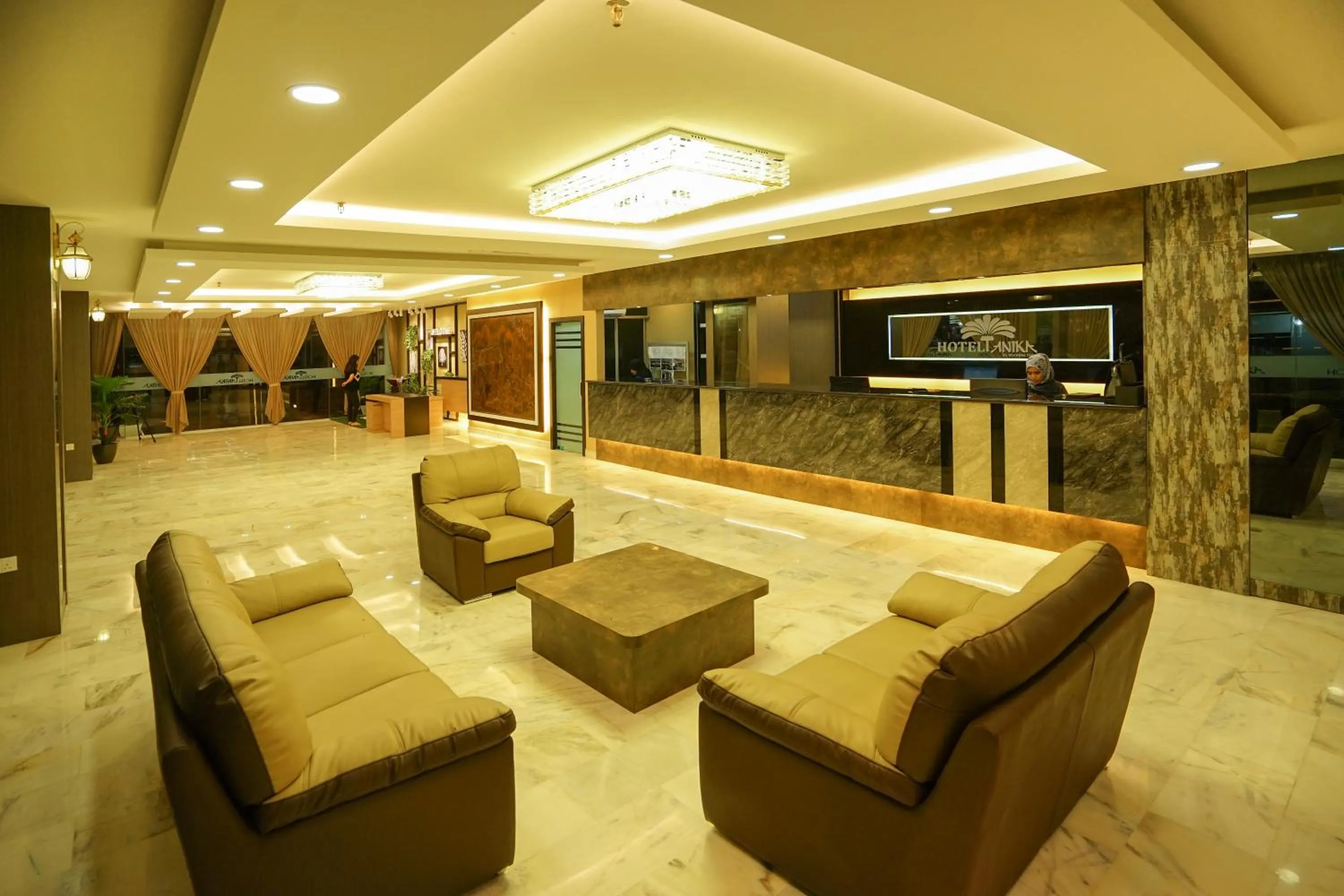 Lobby or reception in Hotel Anika Kluang