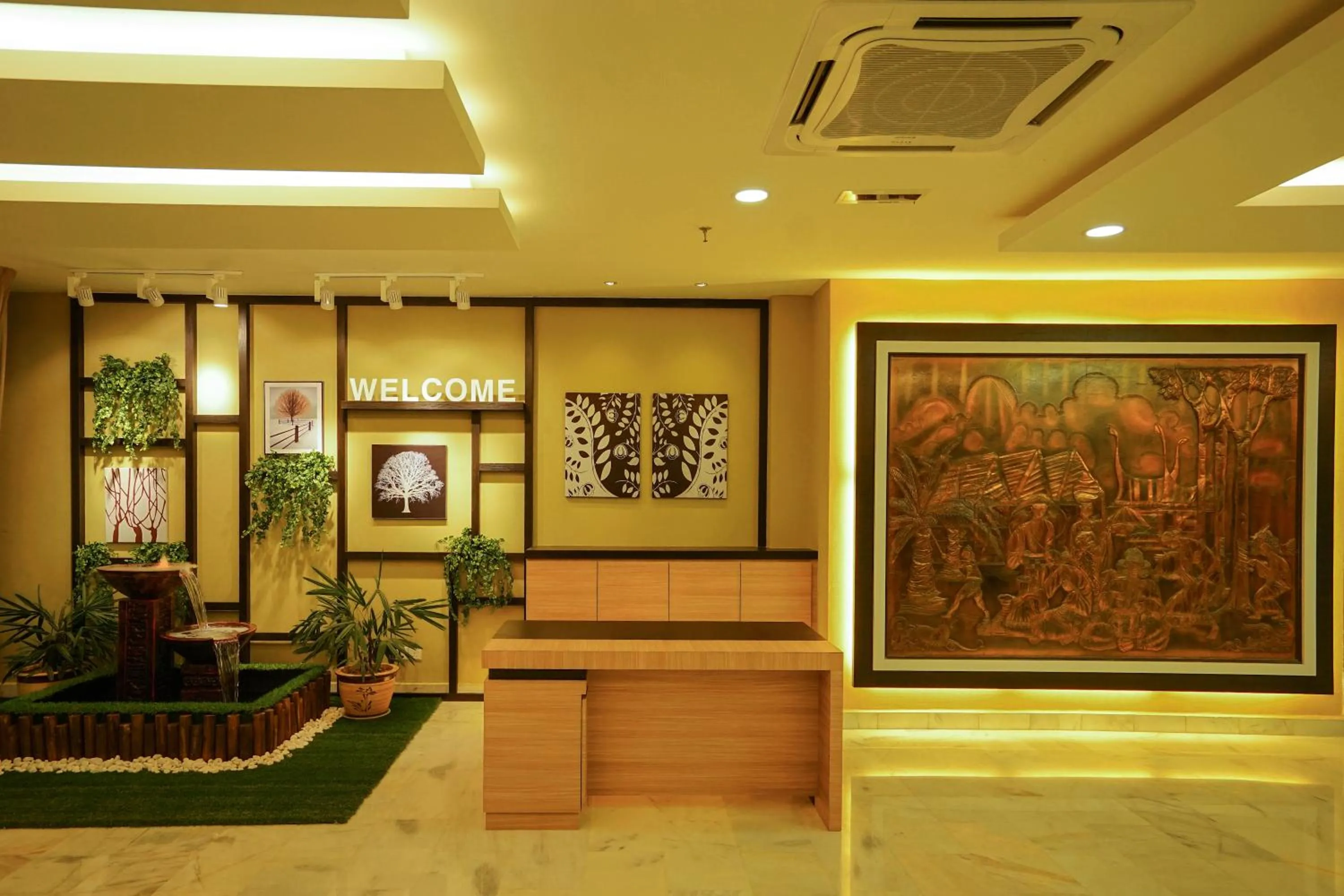 Decorative detail in Hotel Anika Kluang