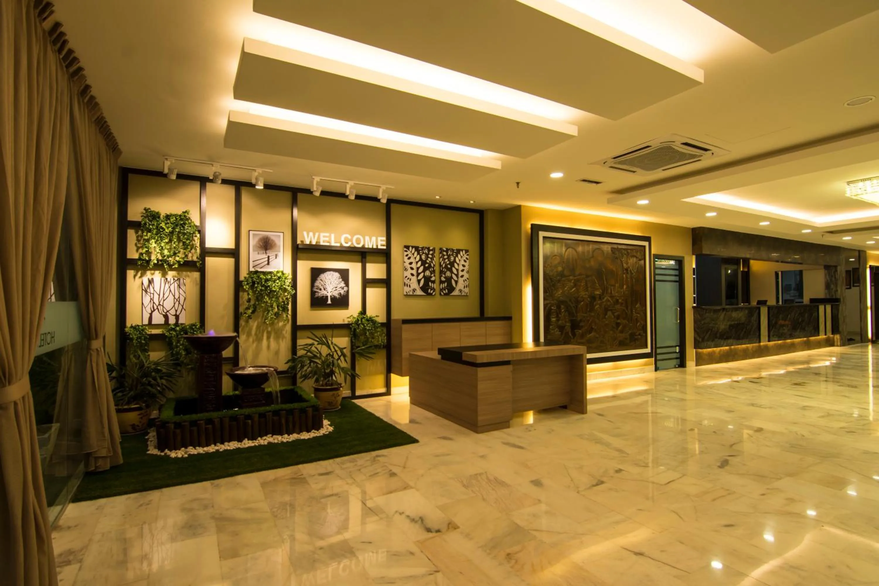 Lobby or reception in Hotel Anika Kluang
