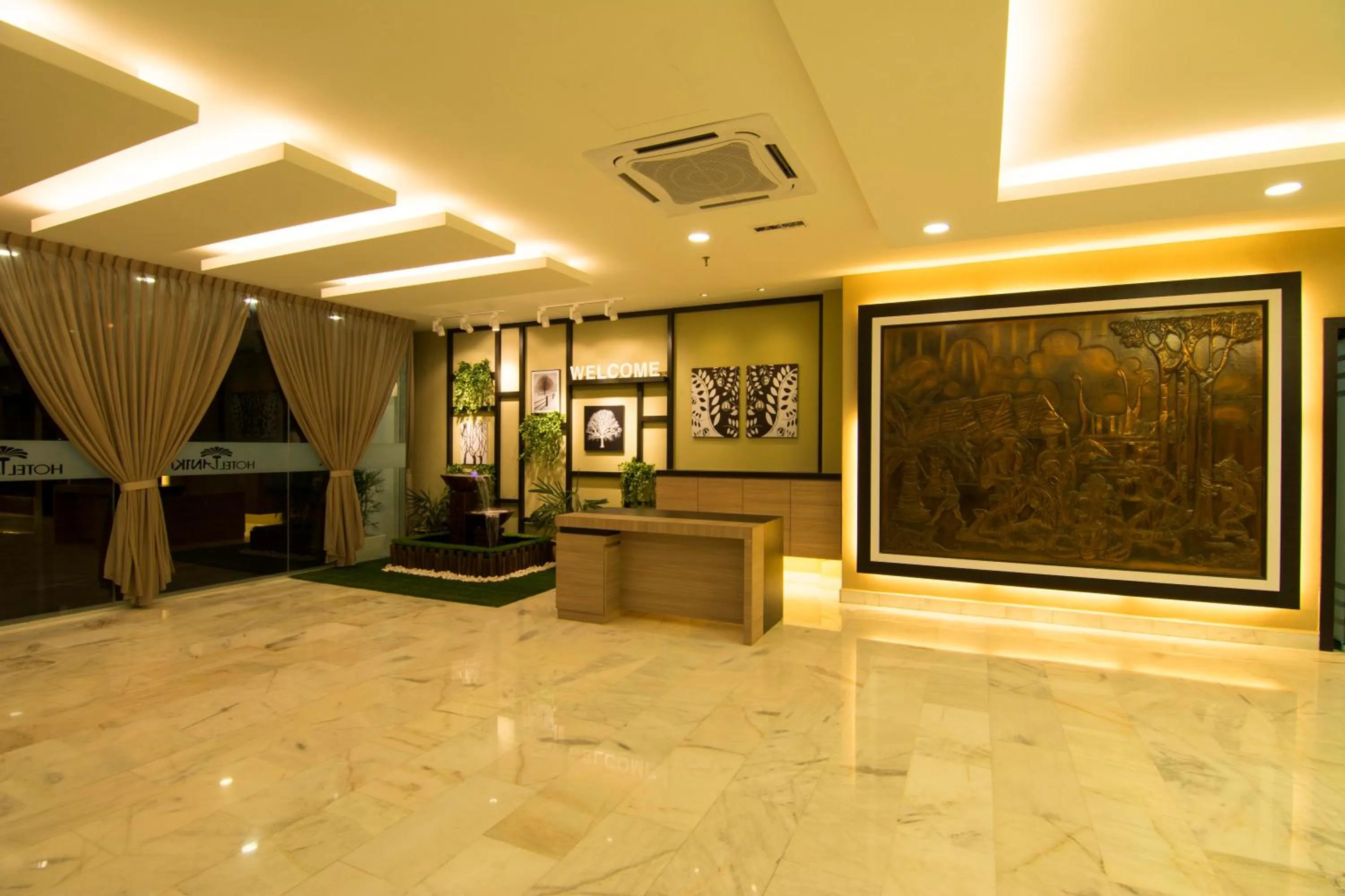 Decorative detail in Hotel Anika Kluang