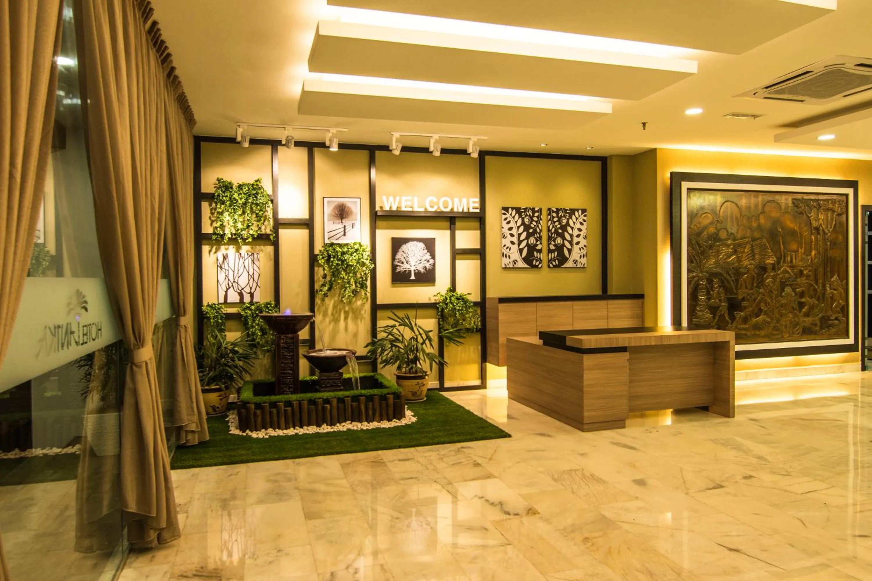 Decorative detail in Hotel Anika Kluang