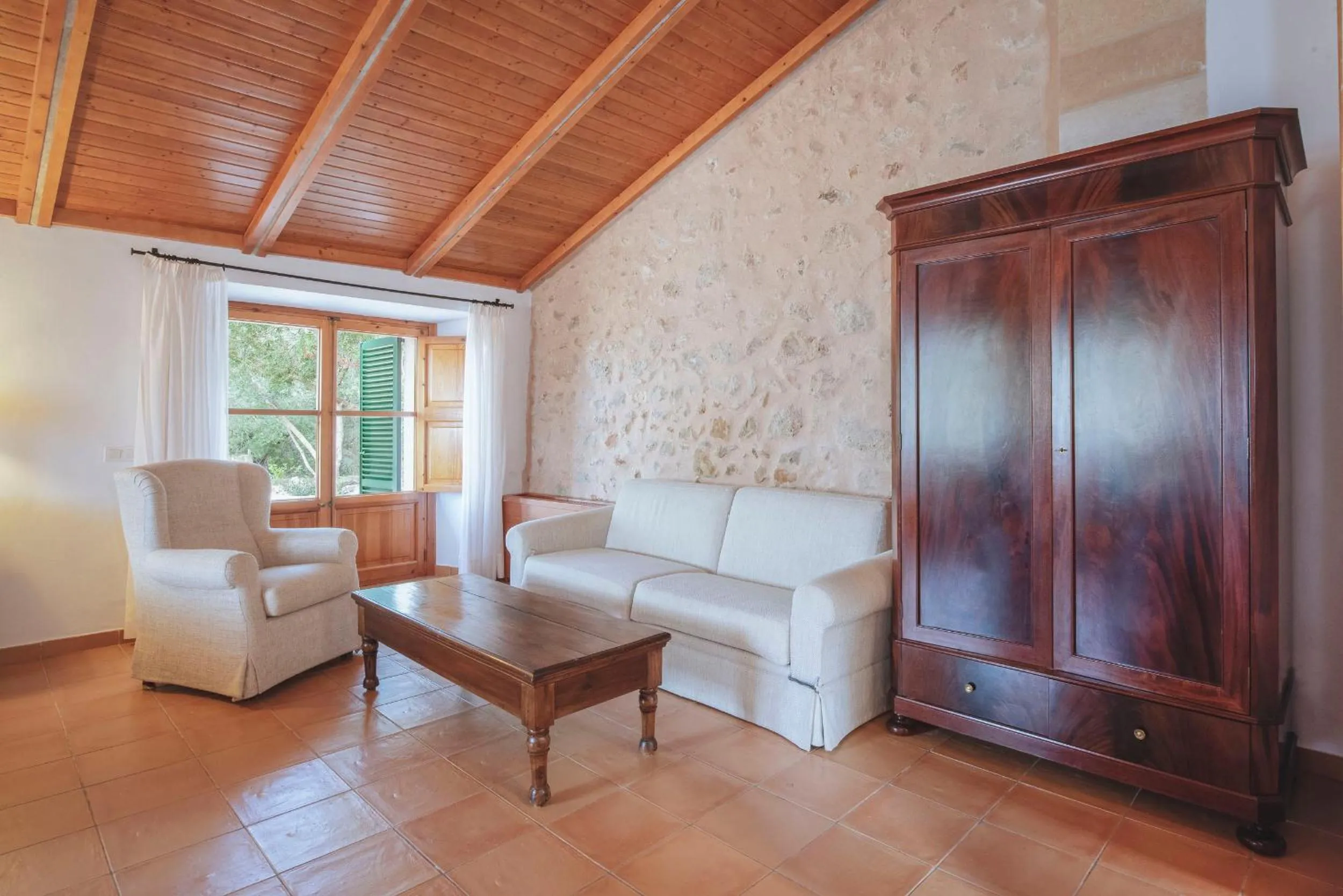 Bedroom in Finca Son Roig by Valentin