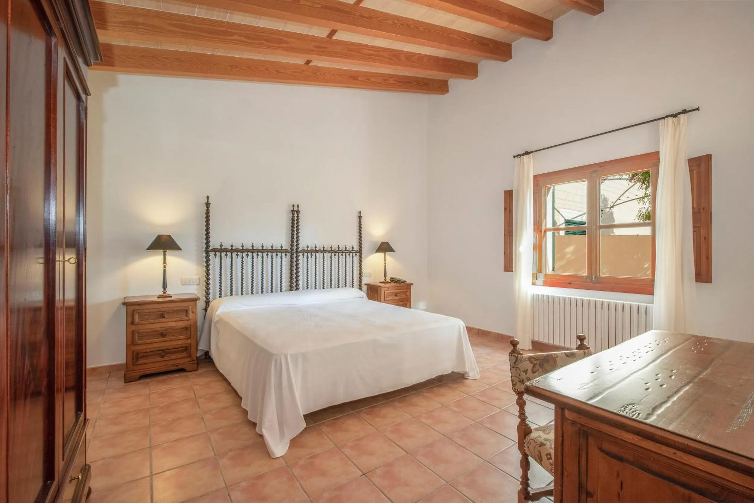 Bedroom, Bed in Finca Son Roig by Valentin