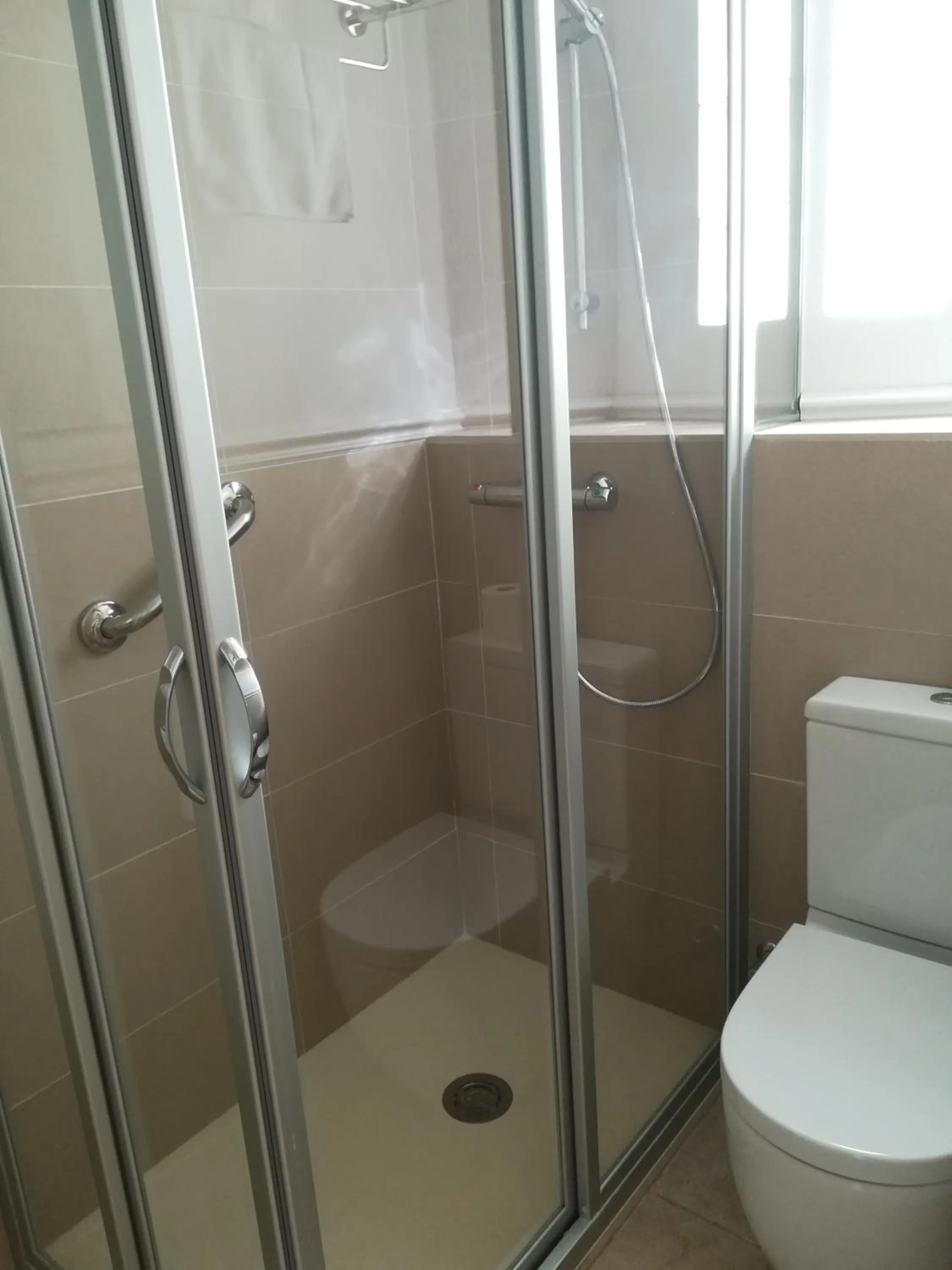 Shower in Hotel Tamariu