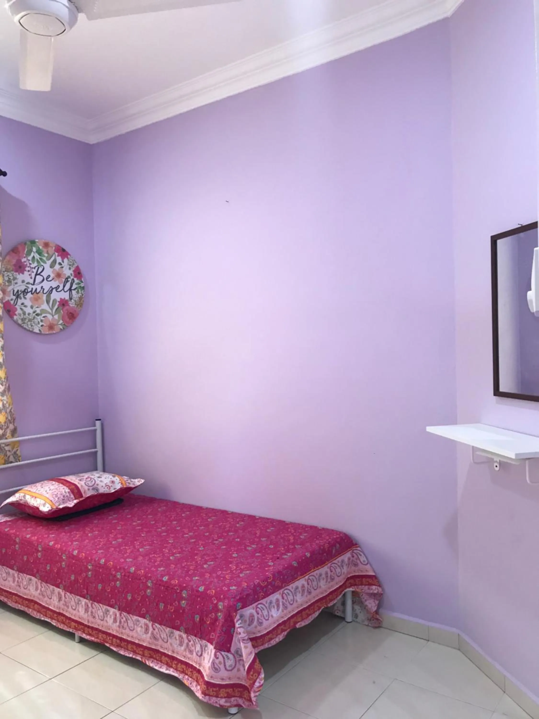 Bed in D'Pantai Homestay Kuala Sg. Baru