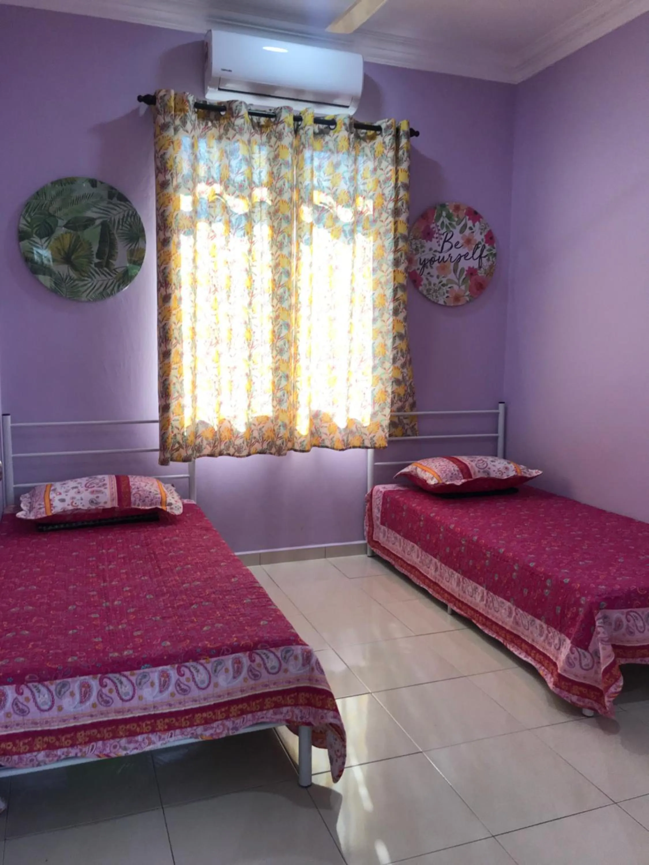 Bed in D'Pantai Homestay Kuala Sg. Baru