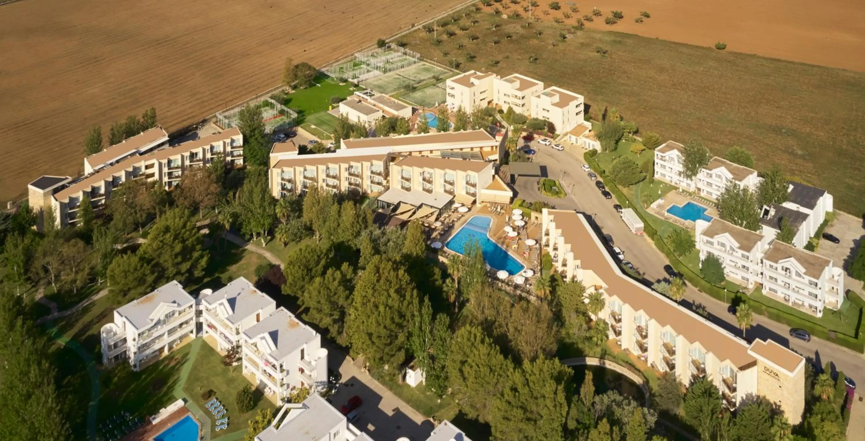 Bird's eye view in Aparthotel Duva & Spa