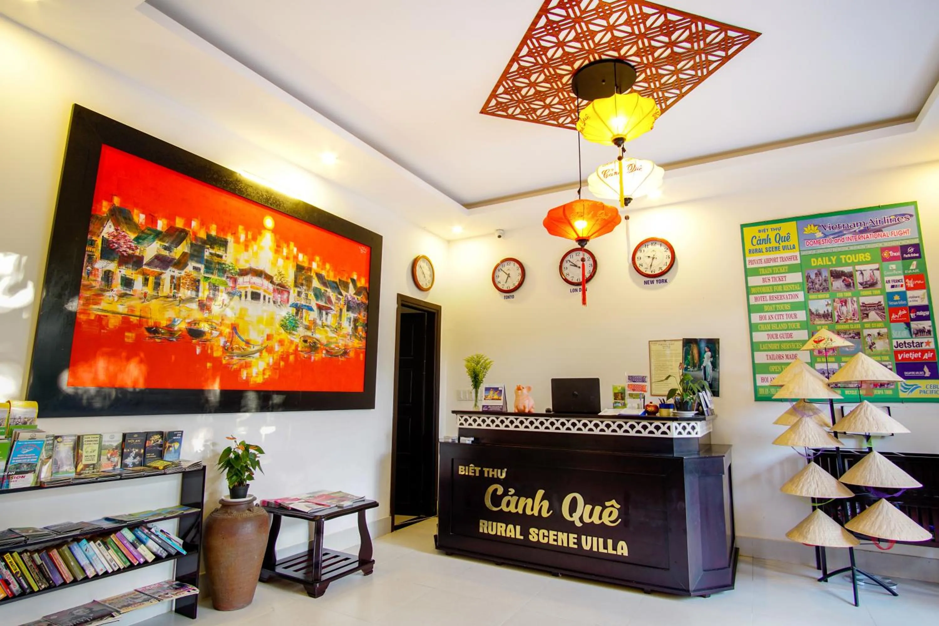 Lobby or reception in Rural Scene Villa