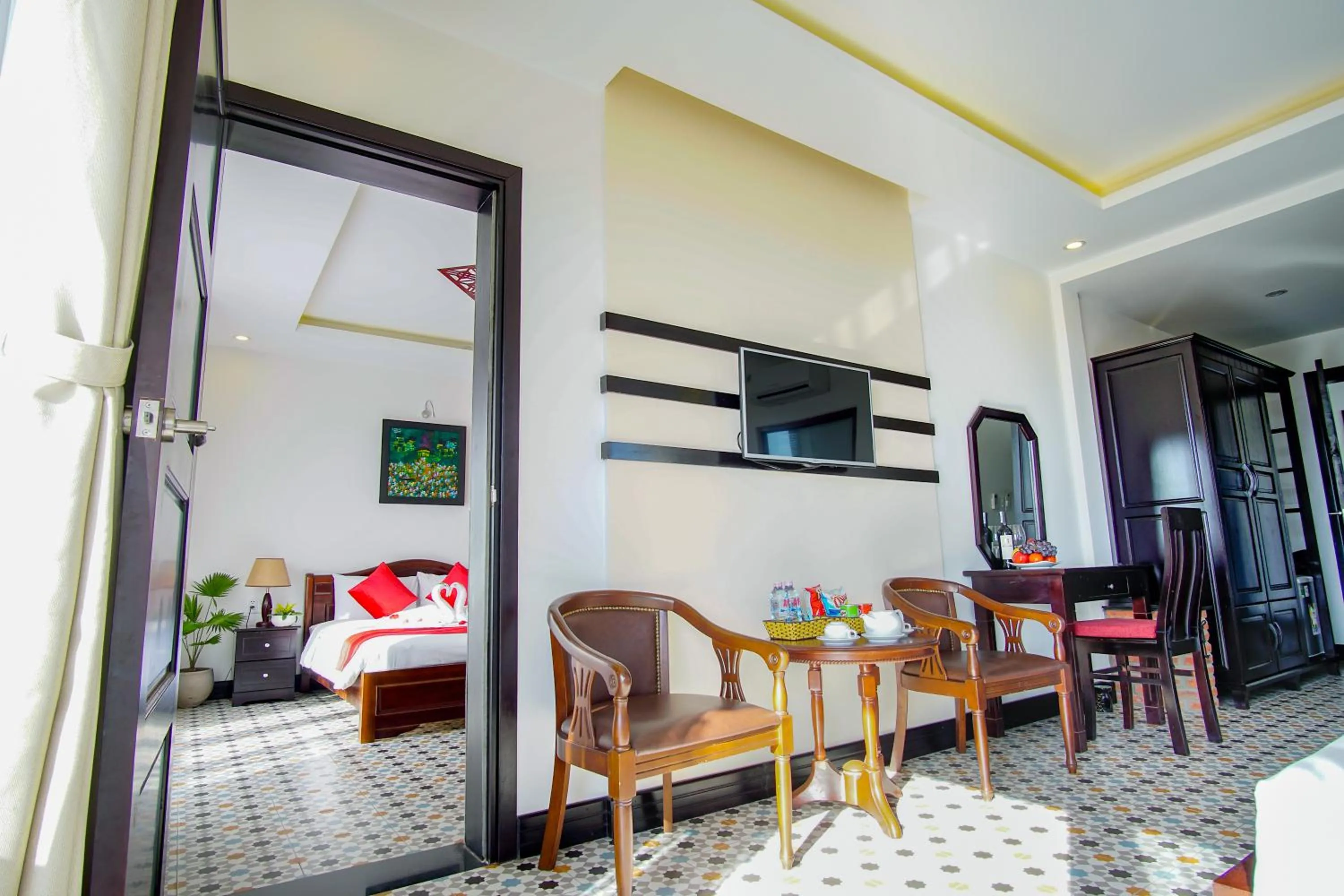 TV and multimedia in Rural Scene Villa