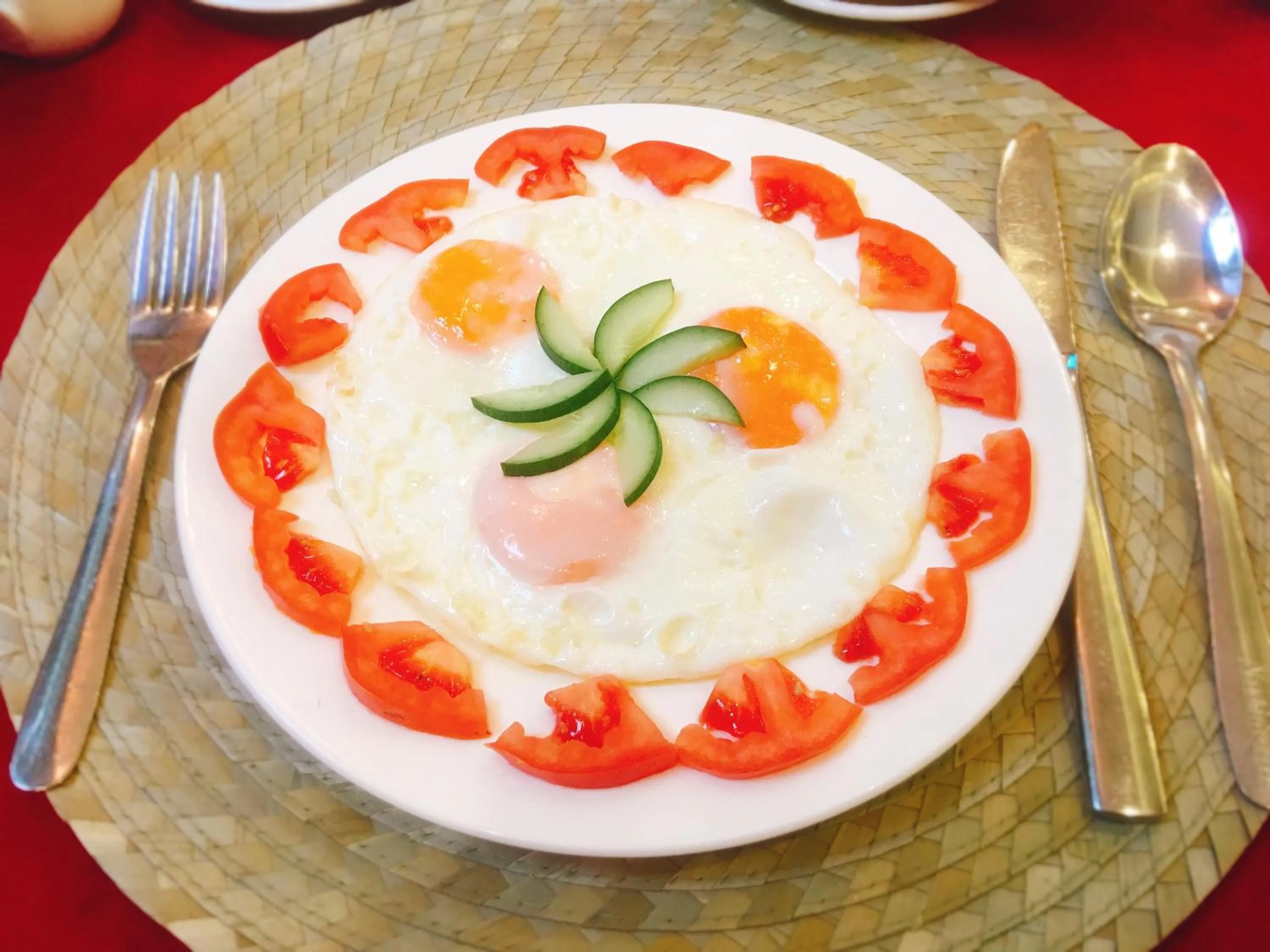 Breakfast in Rural Scene Villa