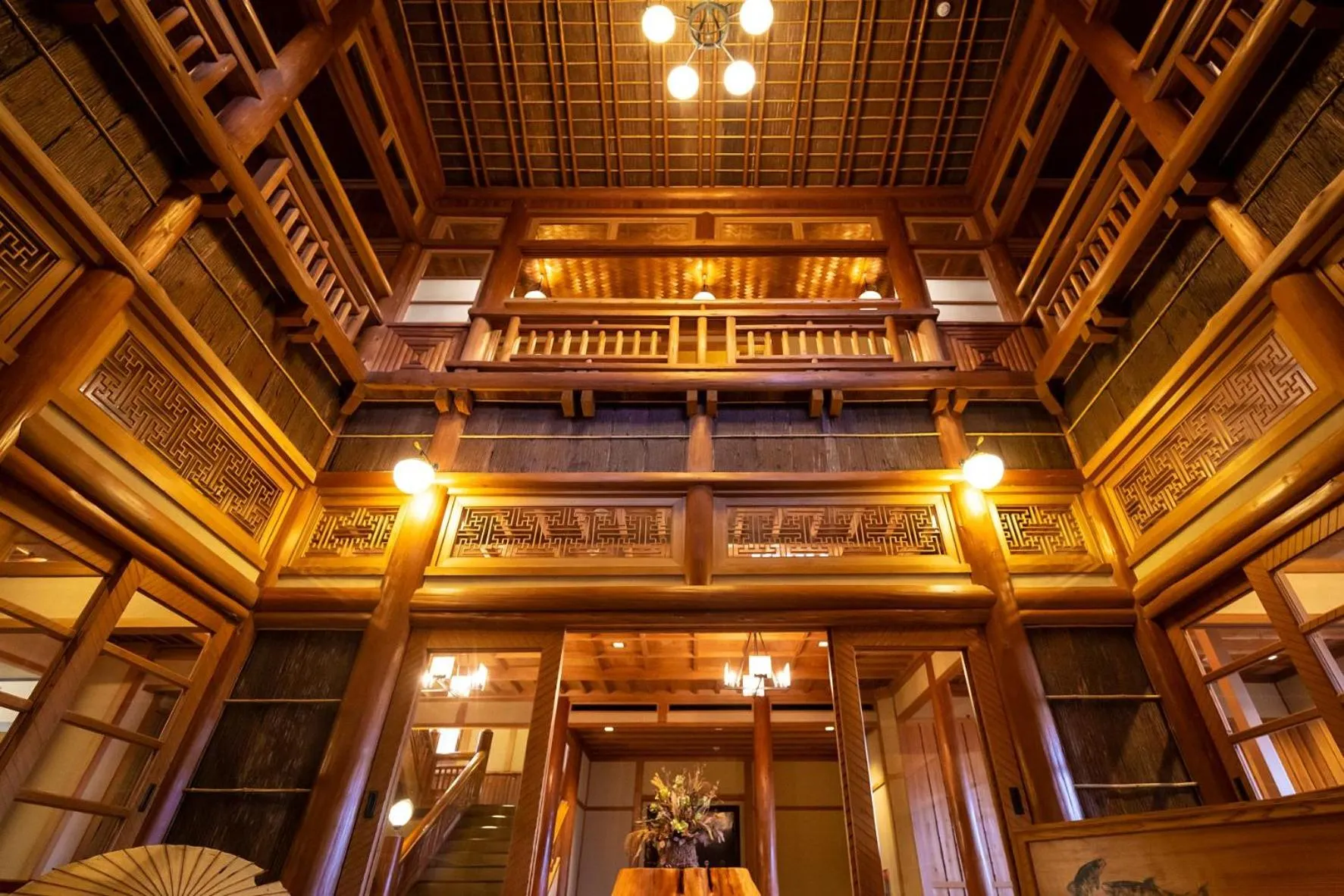 Lobby or reception in Towada Hotel