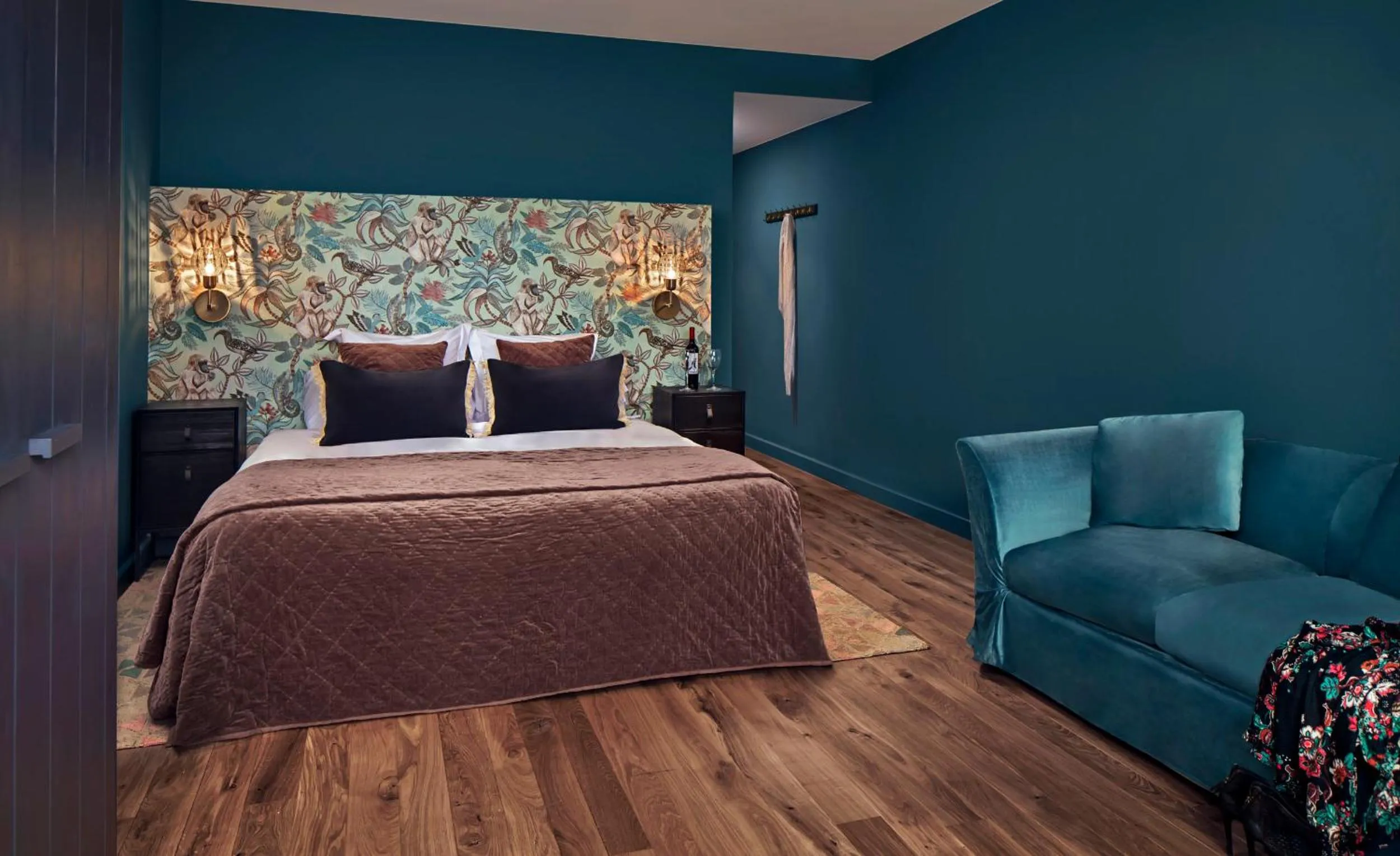 Bed in Hotel Castell d'Emporda