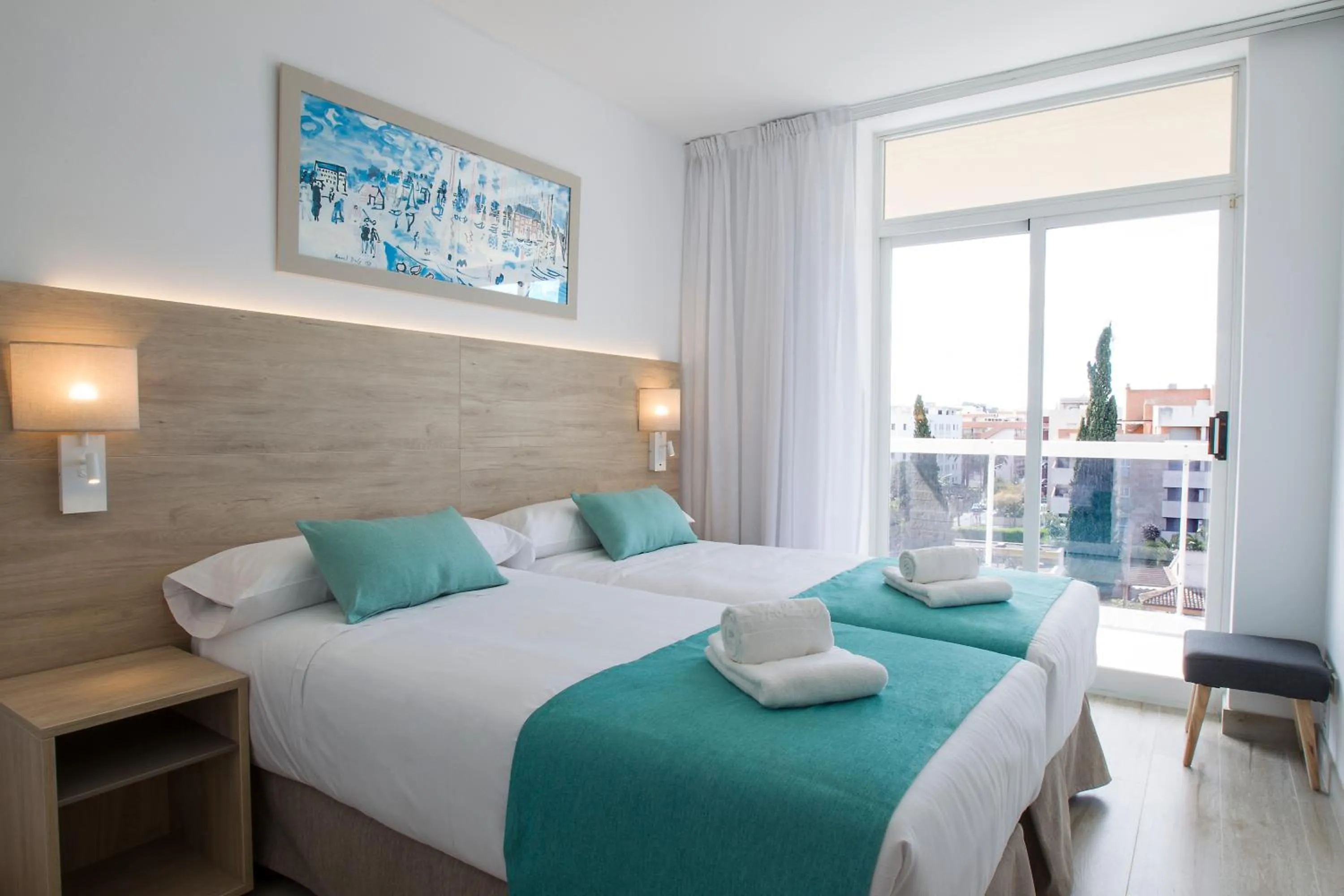 Bedroom, Bed in Aparthotel Cye Holiday Centre