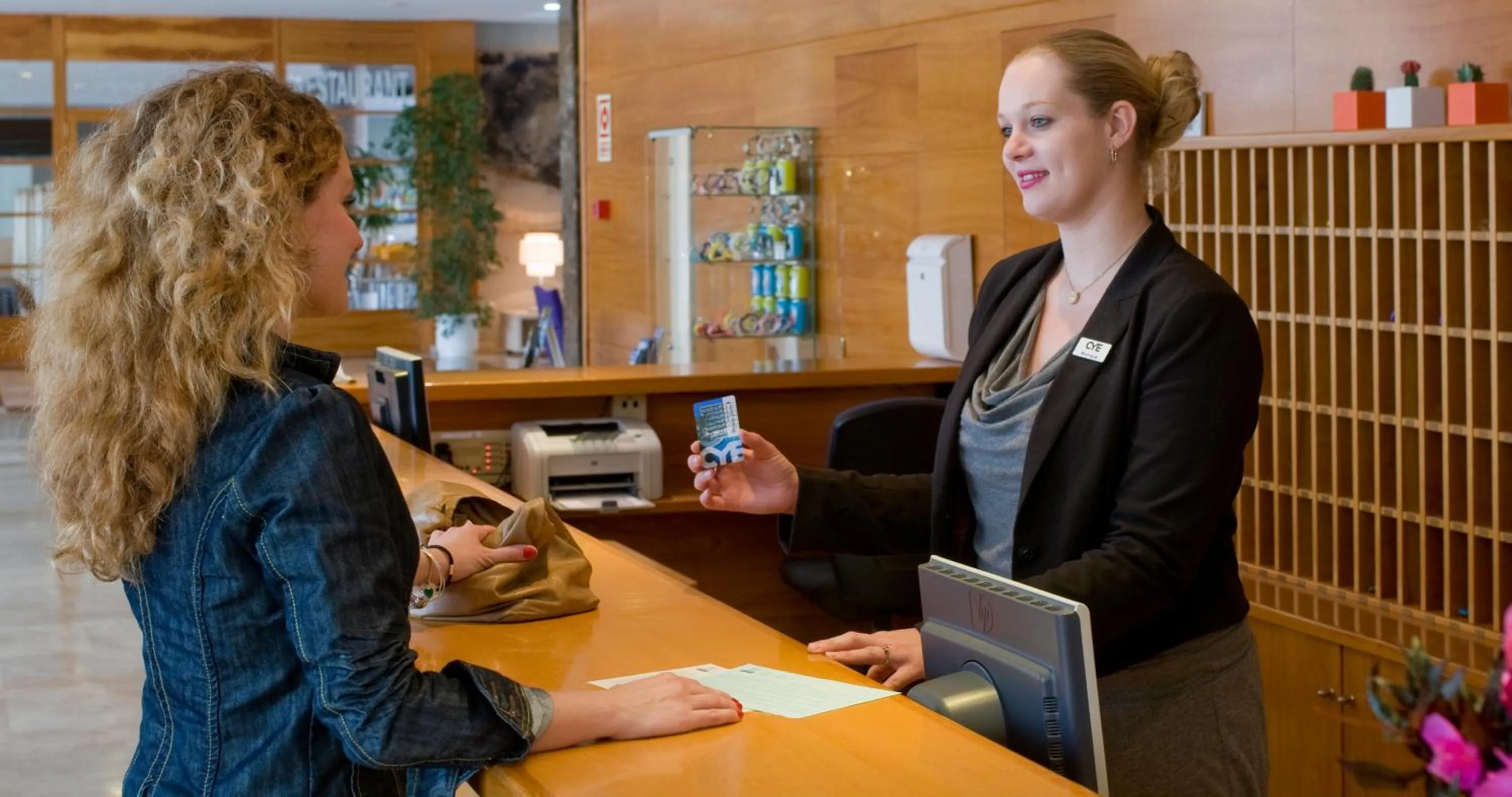 Lobby or reception in Aparthotel Cye Holiday Centre