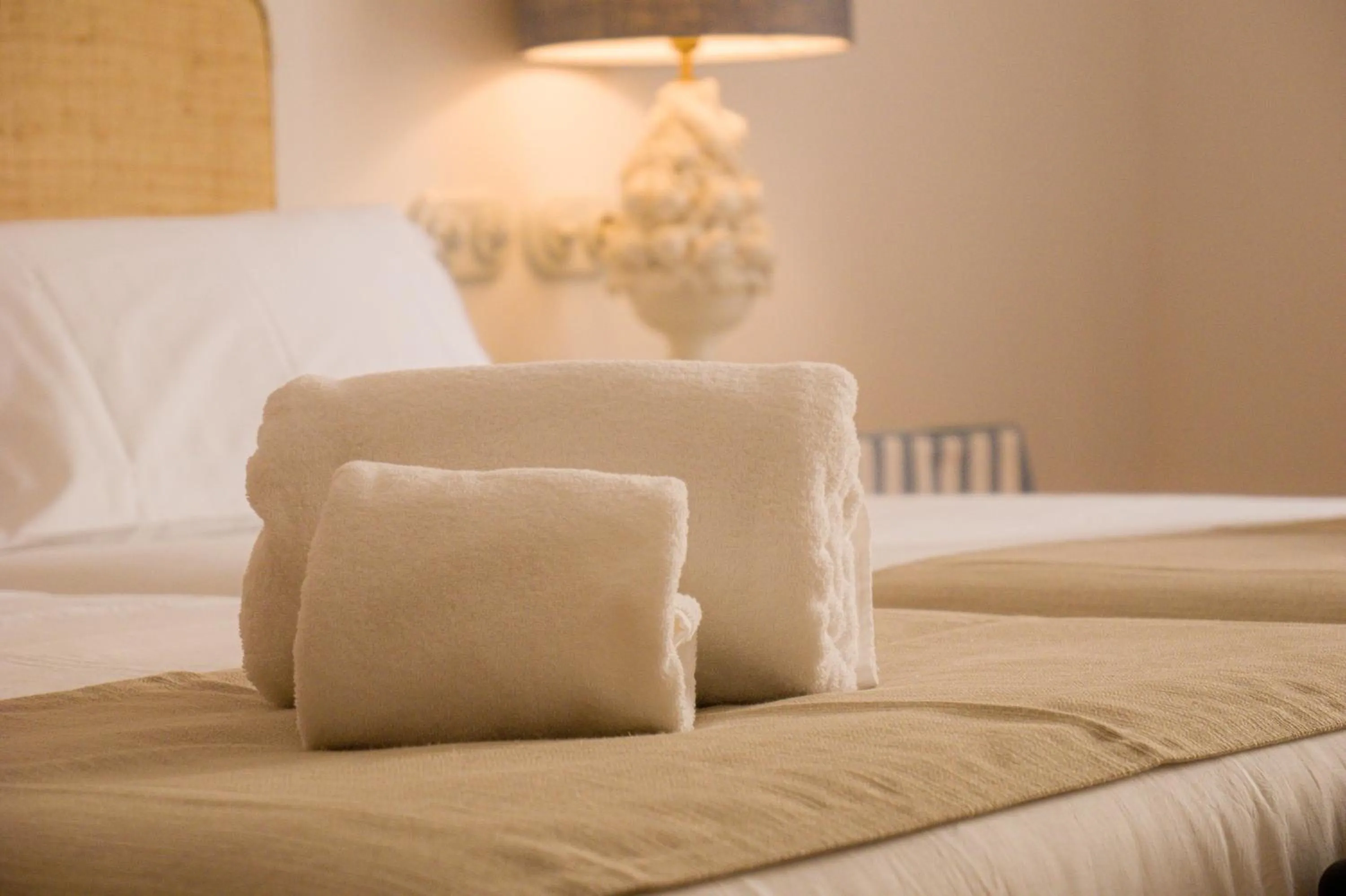 Bed in Casa Pizarro Hotel