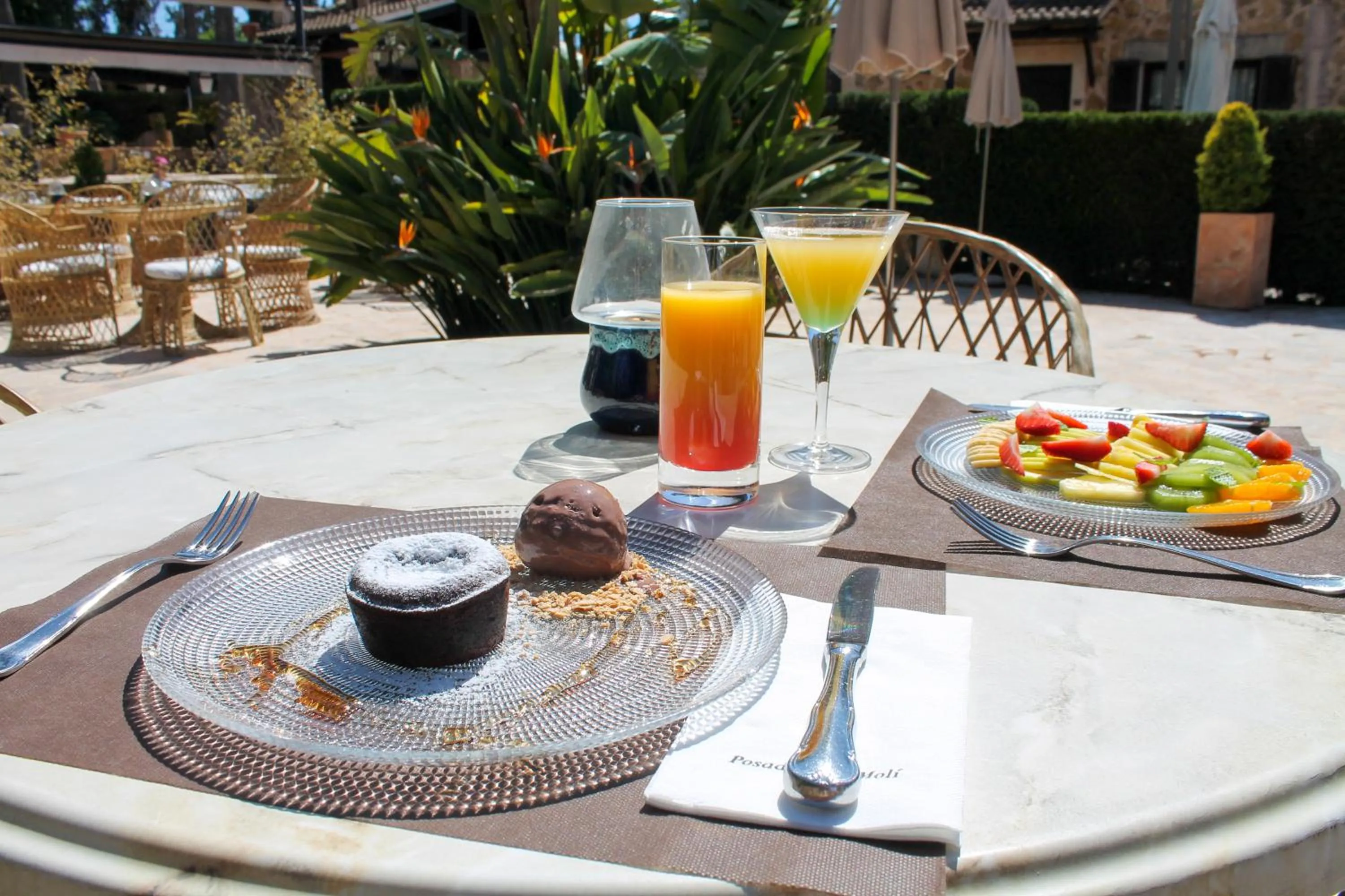 Food and drinks in Posada d' Es Molí