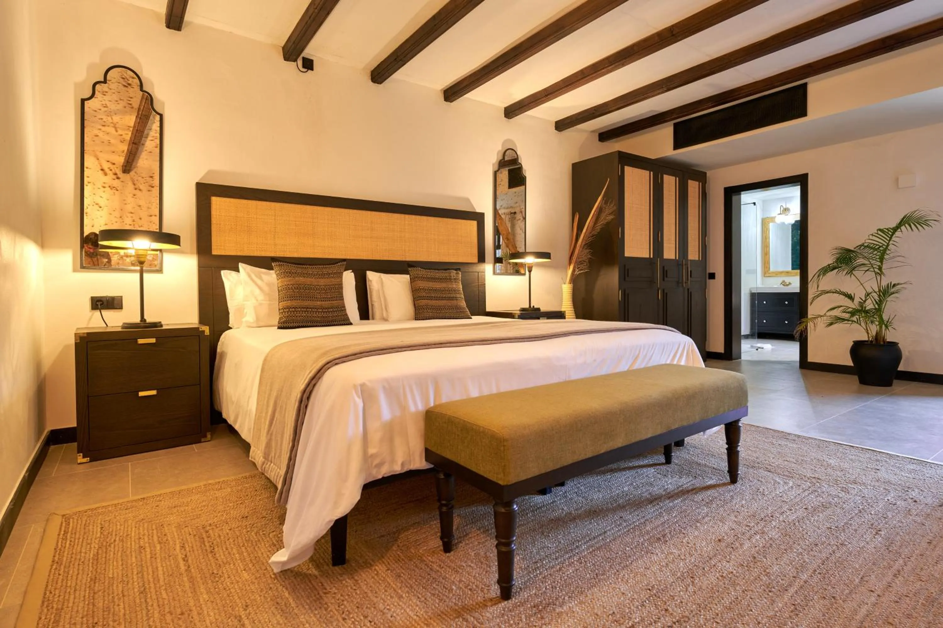 Bedroom, Bed in Posada d' Es Molí