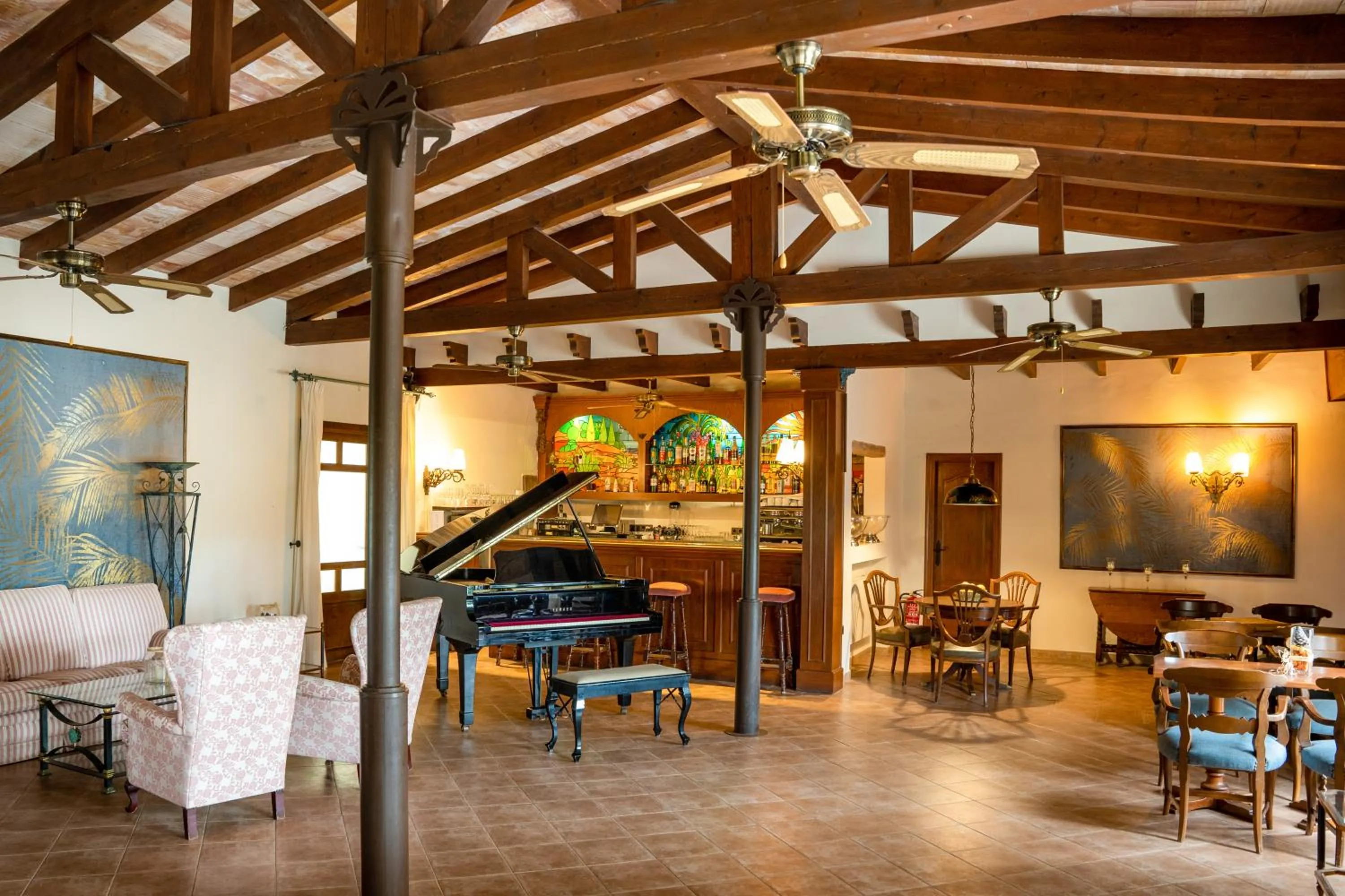 Lounge or bar in Posada d' Es Molí