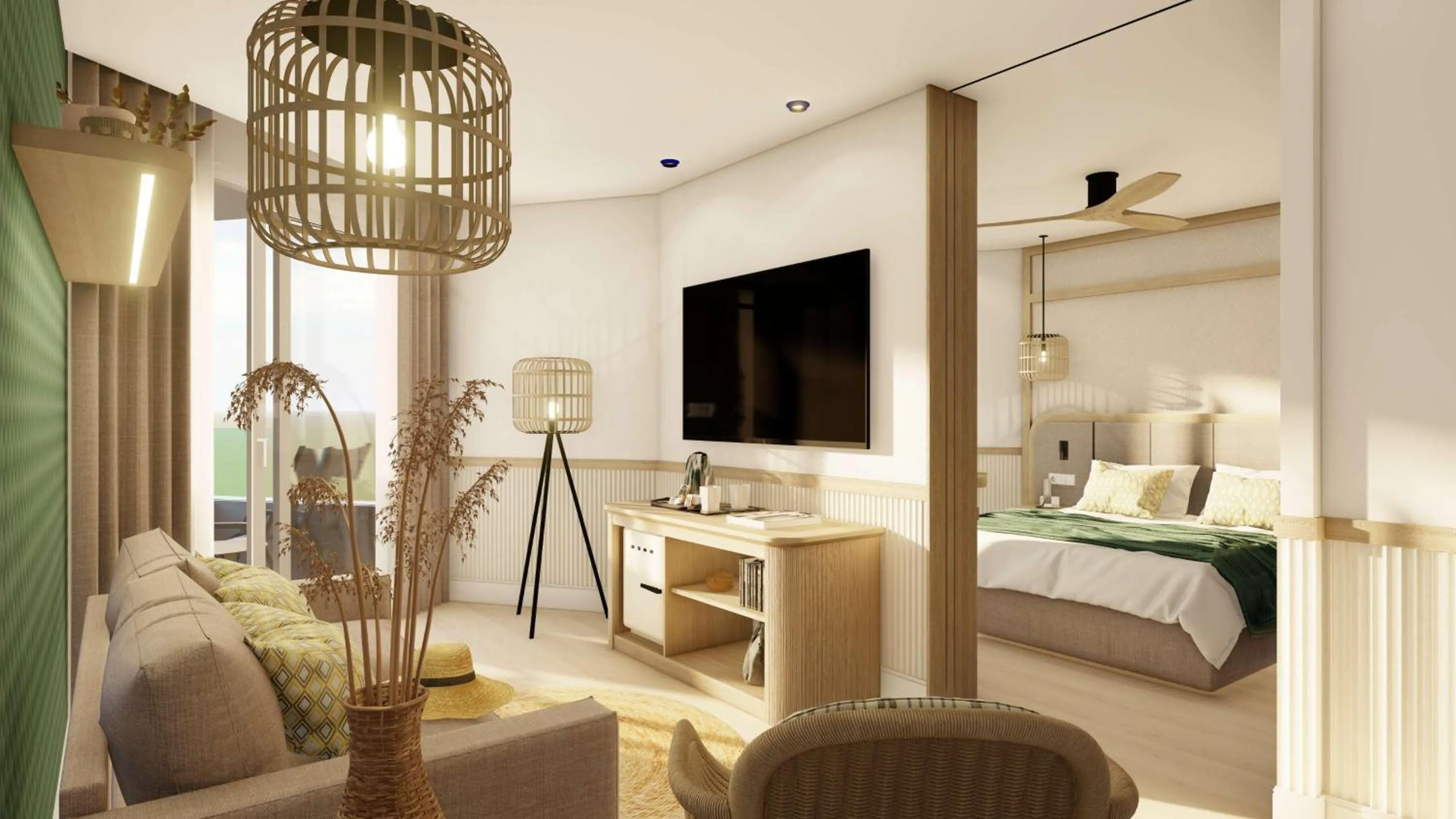 Bedroom, Bed in Tomir Portals Suites - Adults Only