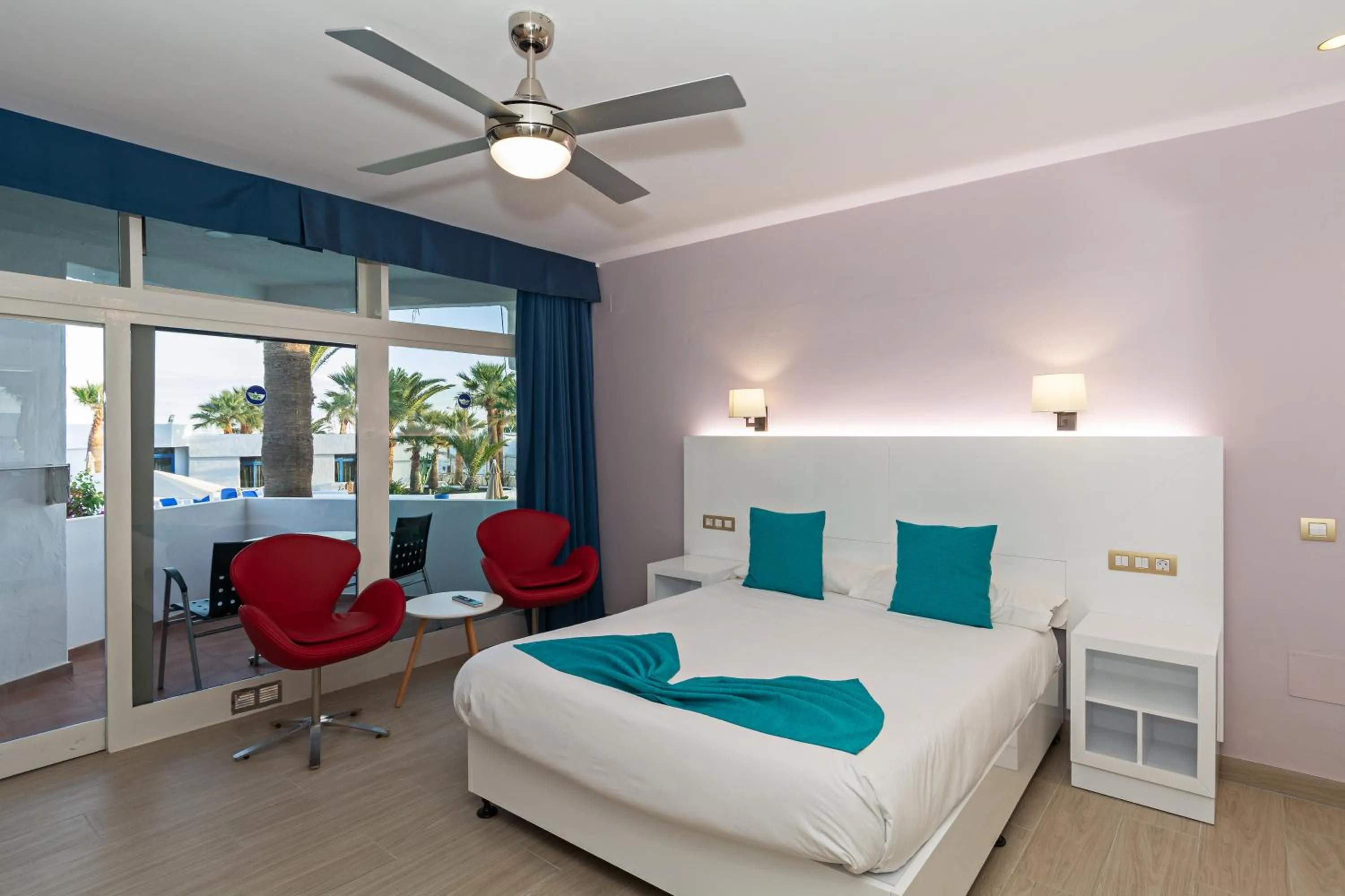 Bed in Apartamentos Panorama Adults Only