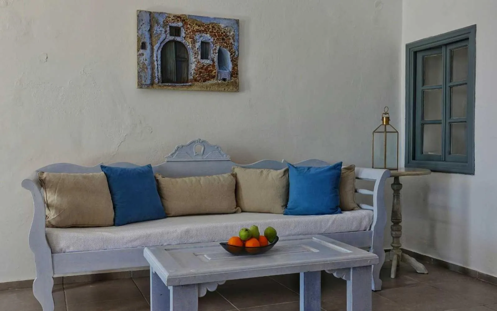 Living room in Ducato di Oia - Adults Only