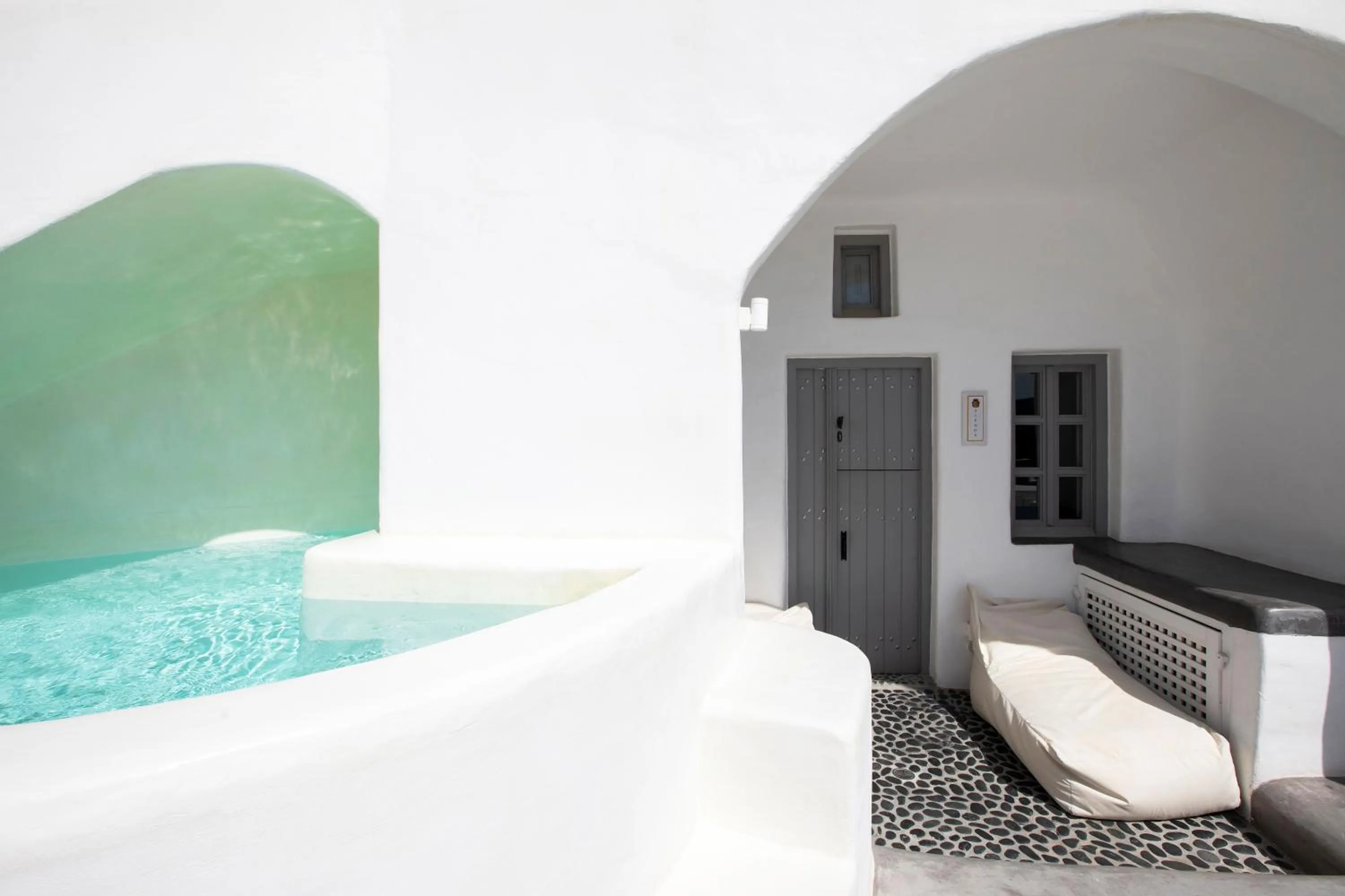 Balcony/Terrace in Ducato di Oia - Adults Only