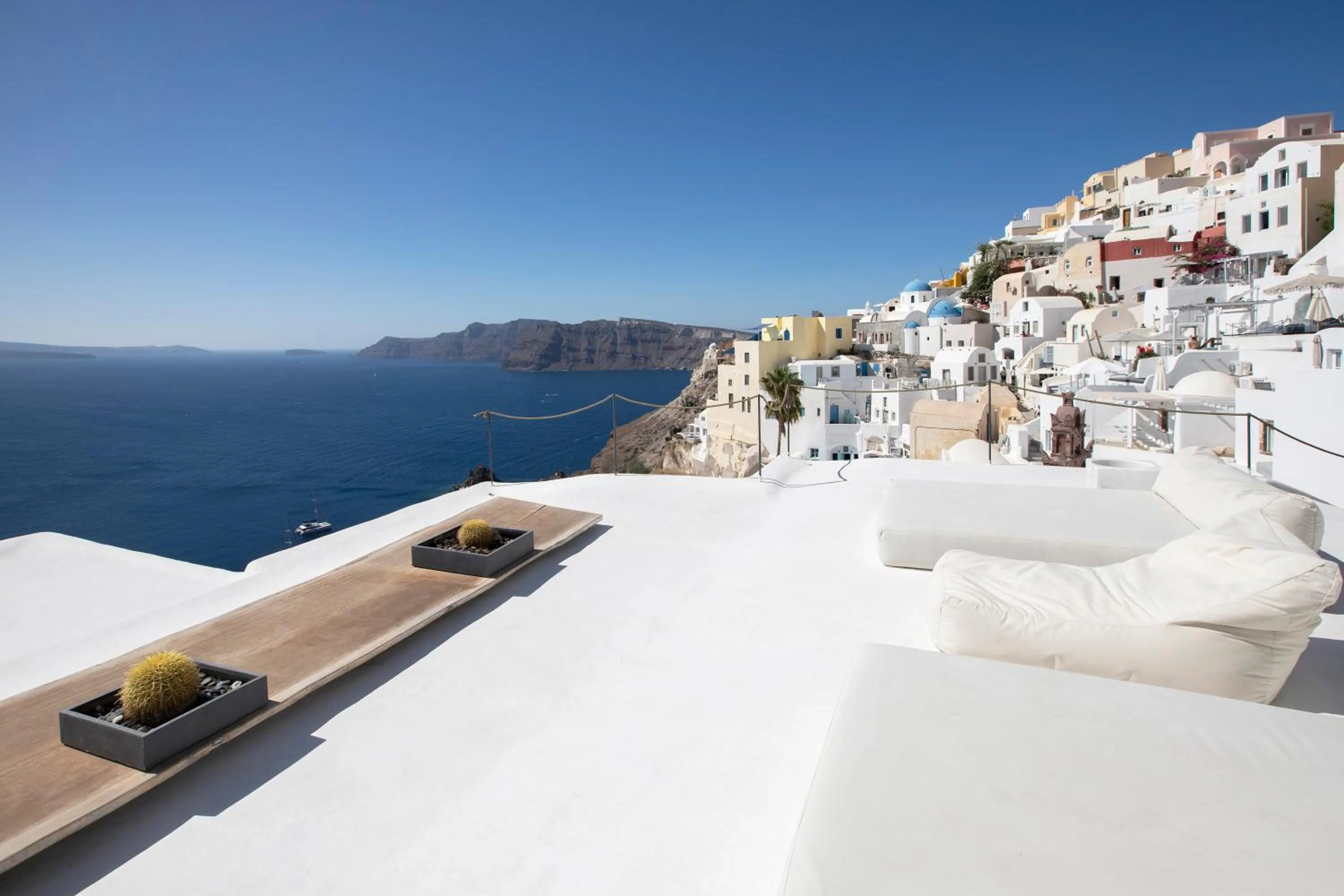 Balcony/Terrace in Ducato di Oia - Adults Only