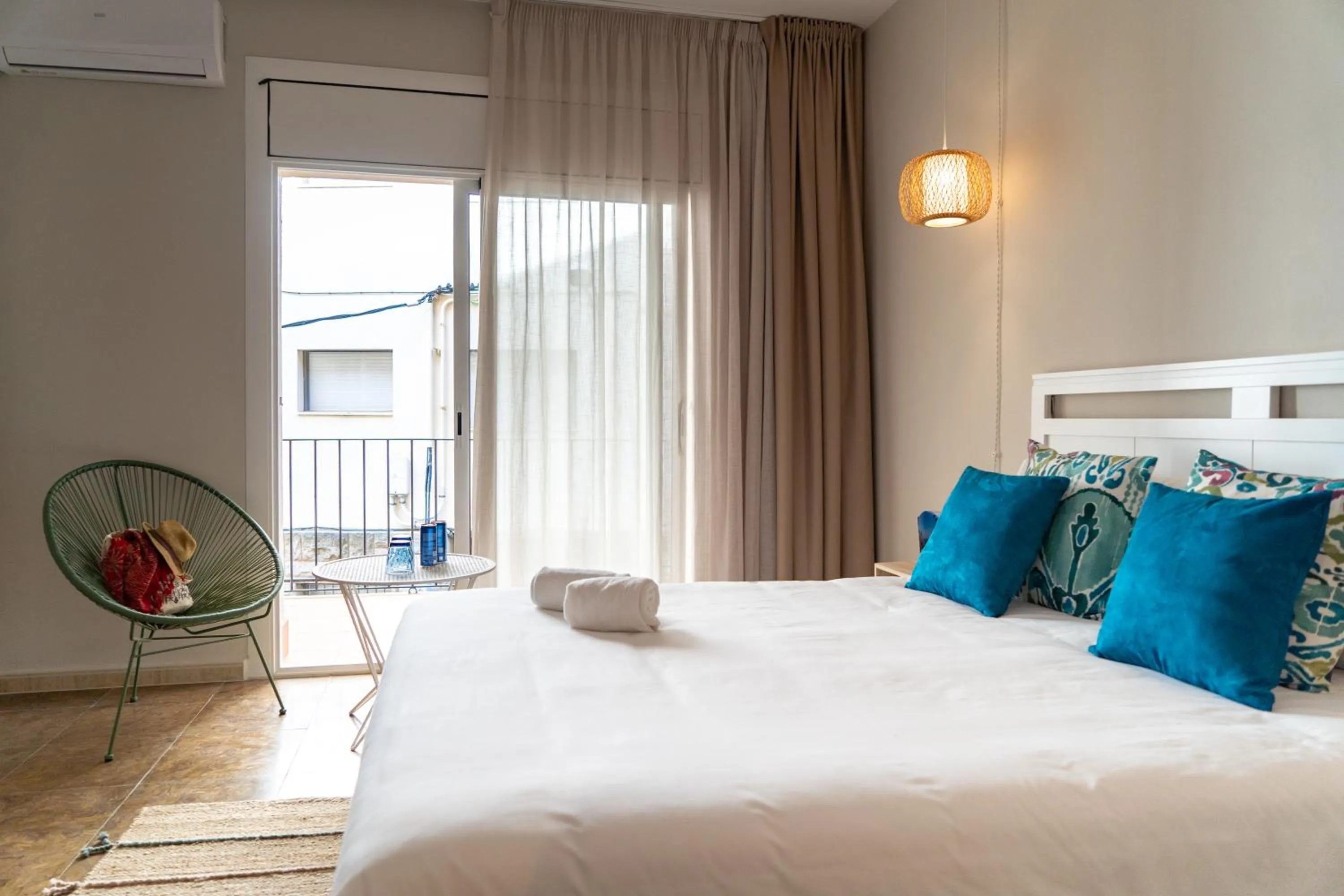 Property building, Bed in Hotel Aubí