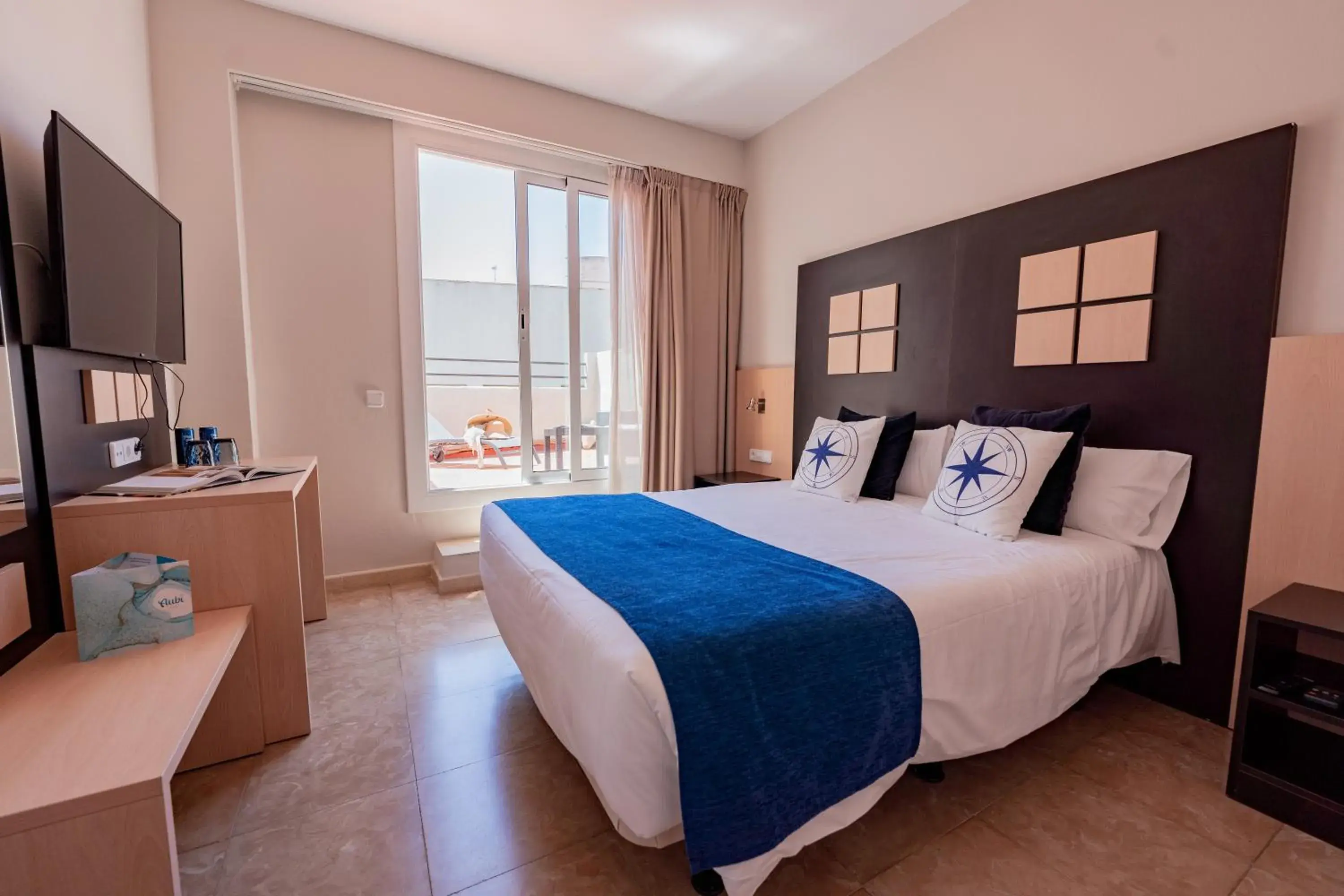 Double Room with Terrace - single occupancy in Hotel Aubí Double Room with Terrace - single occupancy in Hotel Aubí