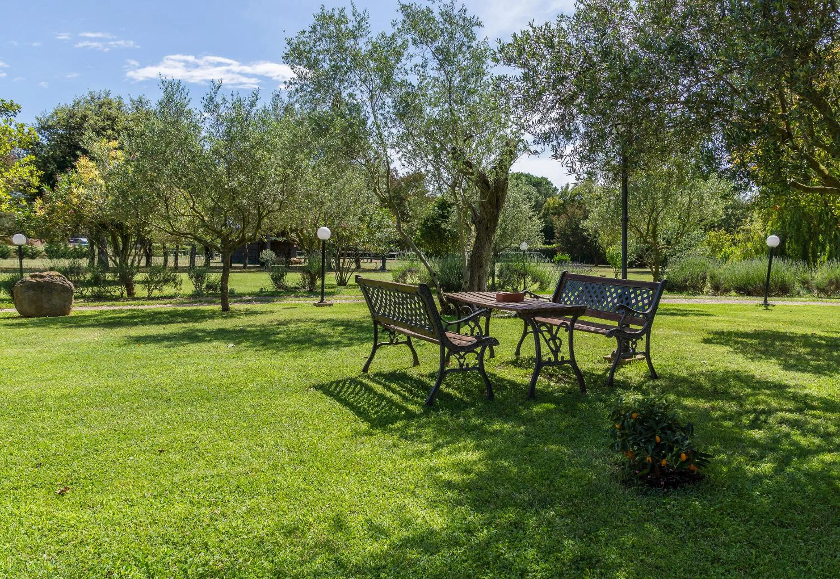 Garden view in Hotel Mas Rabiol -Emporda-Only Adults-Eco Hotel