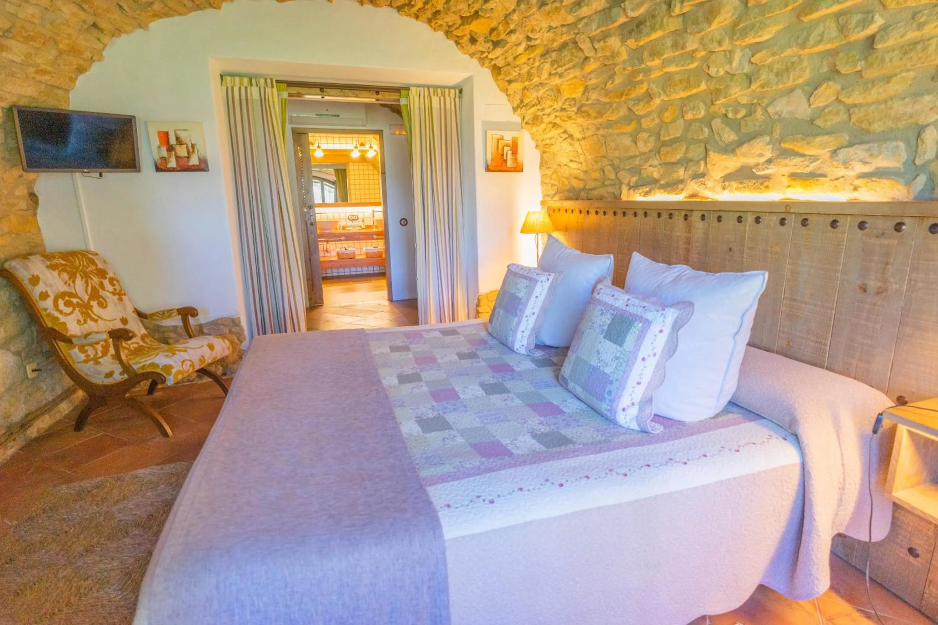 Photo of the whole room, Bed in Hotel Mas Rabiol -Emporda-Only Adults-Eco Hotel