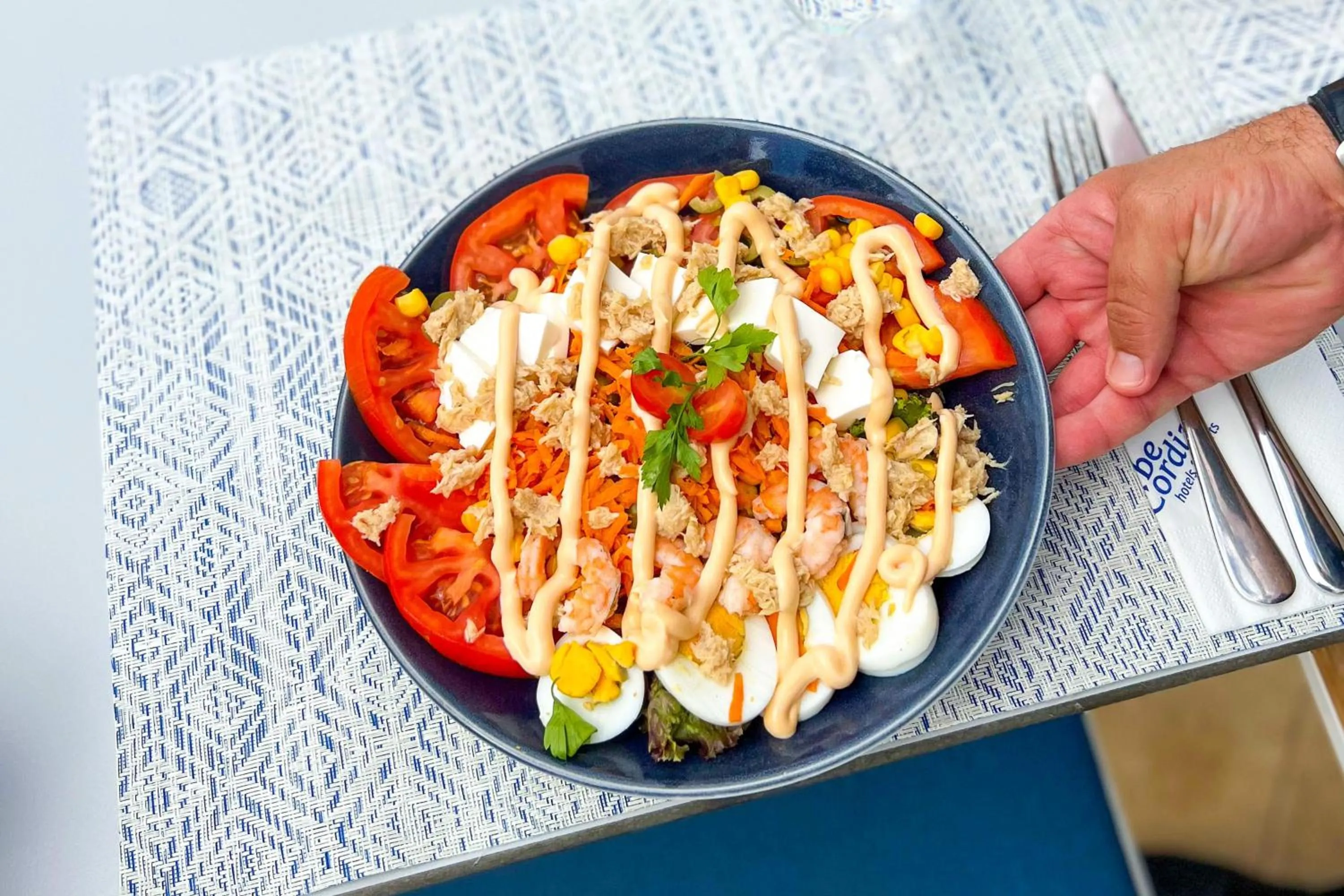 Food and drinks in Hotel Cordial Marina Blanca