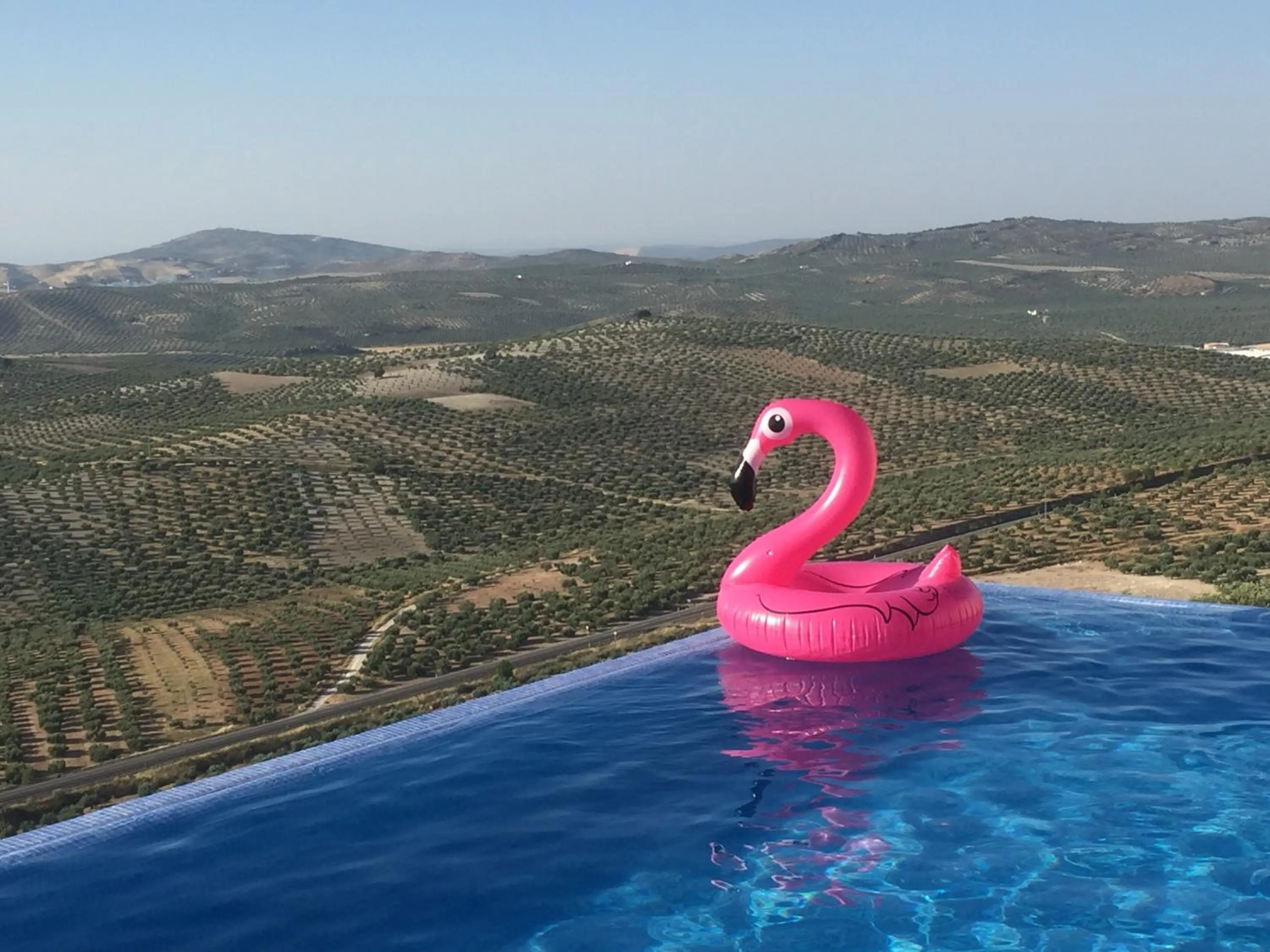 Swimming pool in Los Castillarejos Apartamentos Rurales