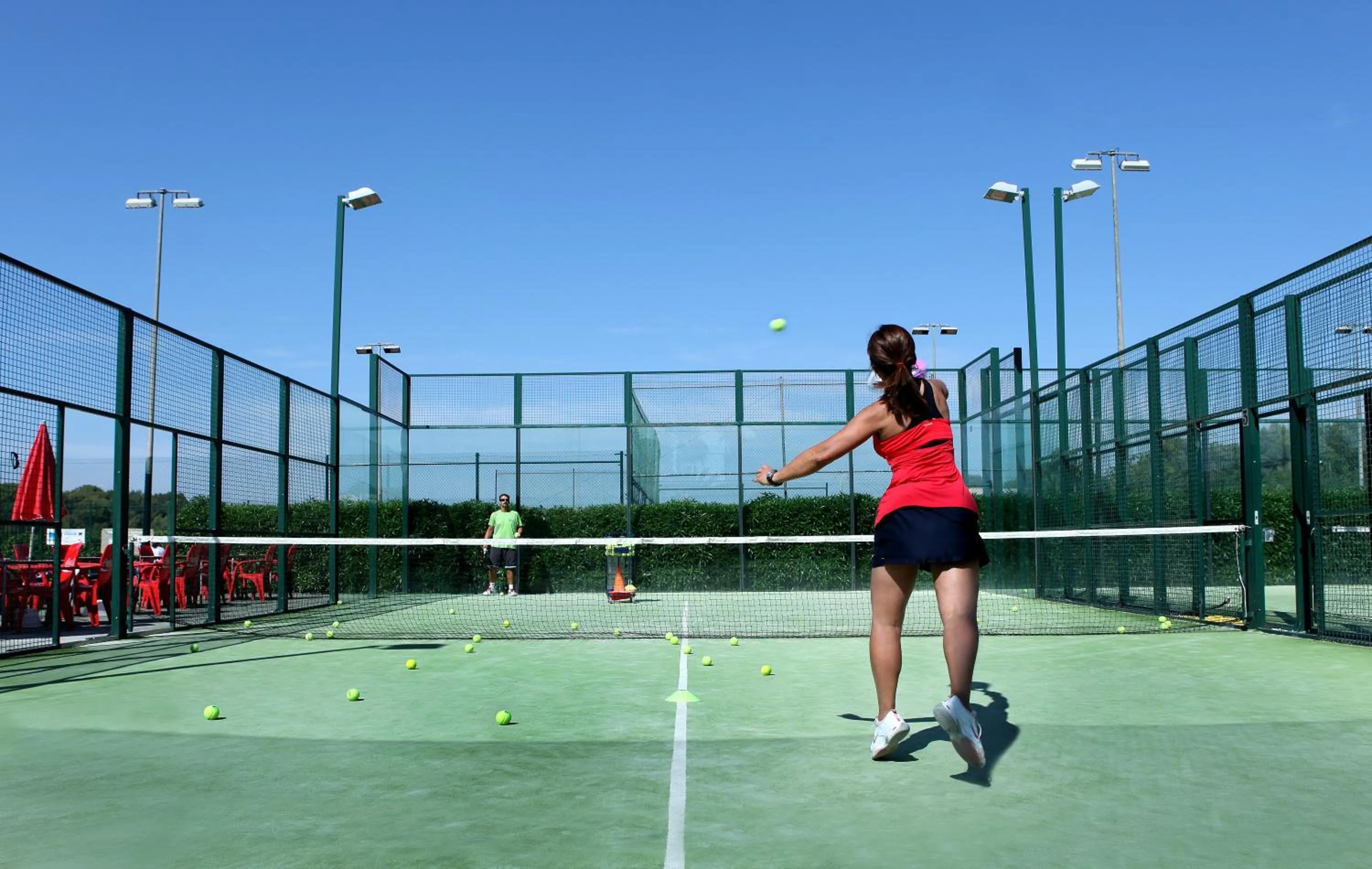 Tennis court in Hotel Don Miguel Playa