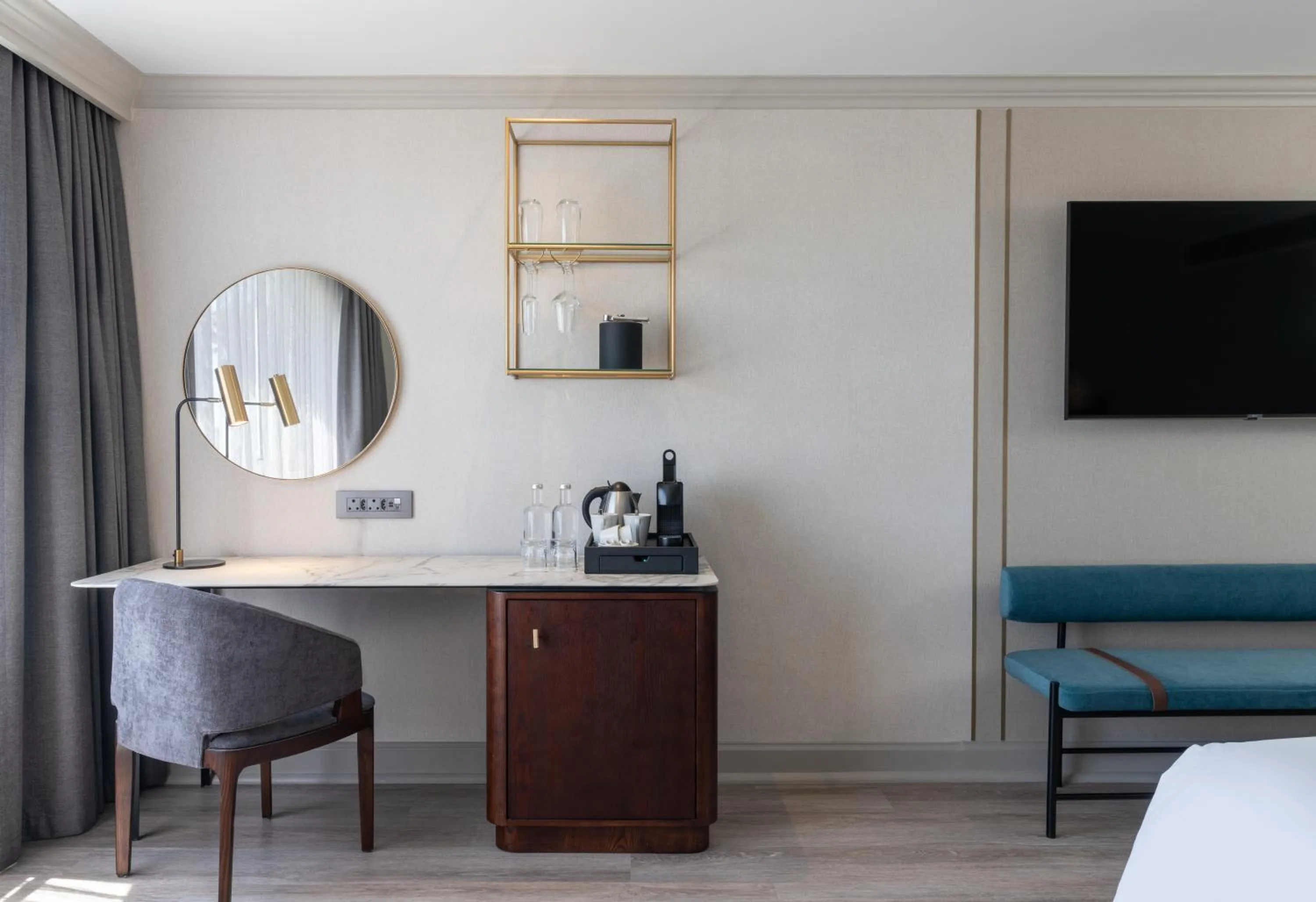 Seating area, Bed in Radisson Collection Hotel, Waterfront Cape Town