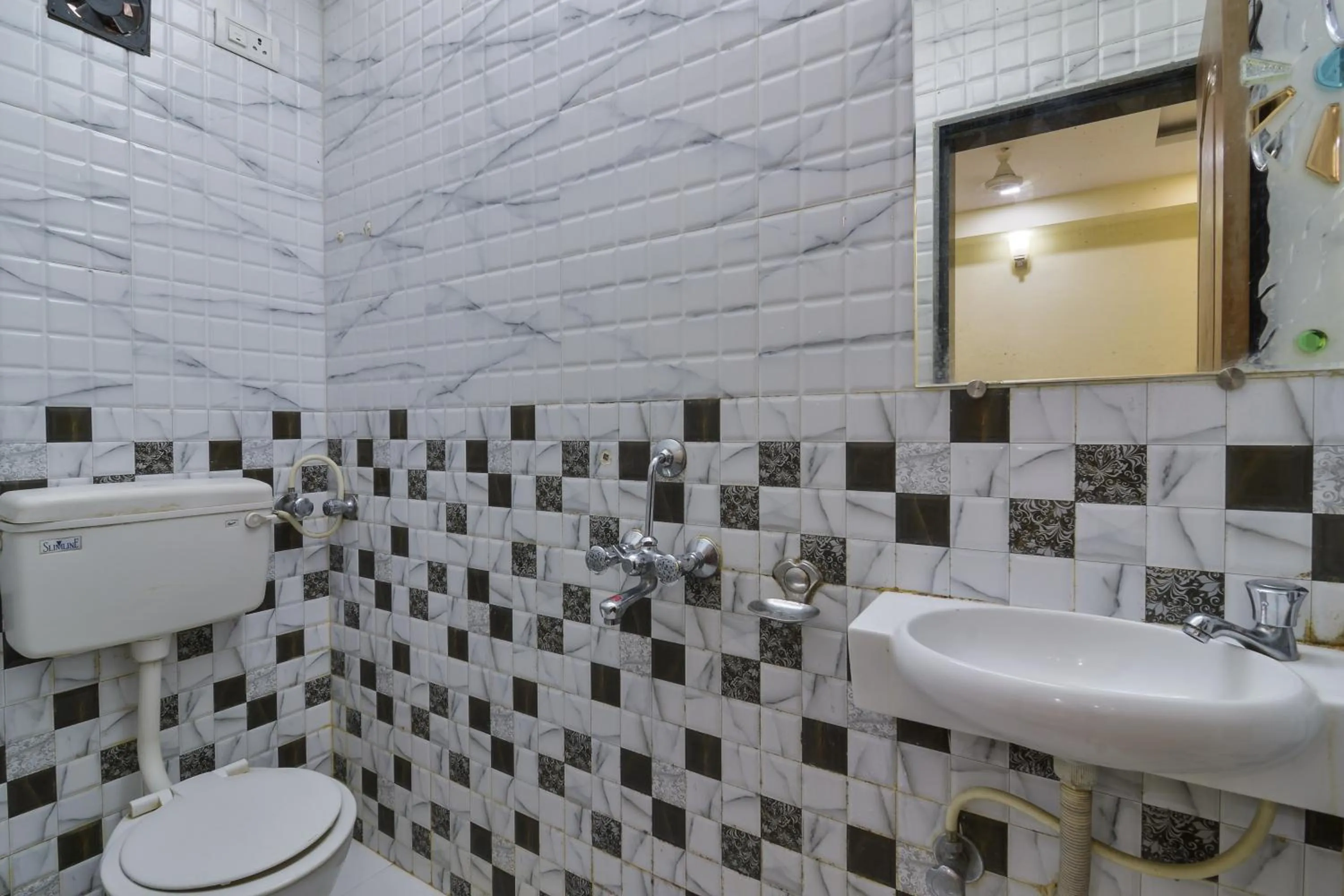 Toilet in Hotel Aroma- Dadar