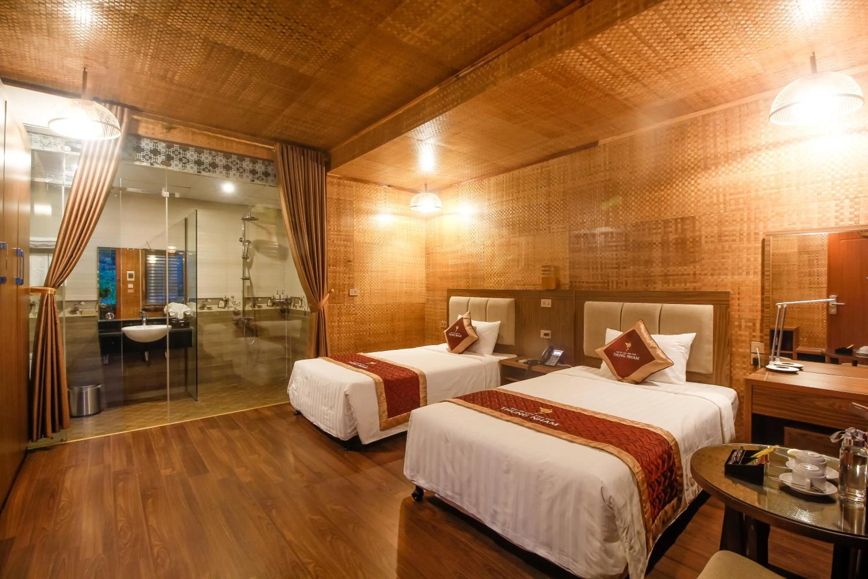 Bedroom, Bed in Thung Nham Resort