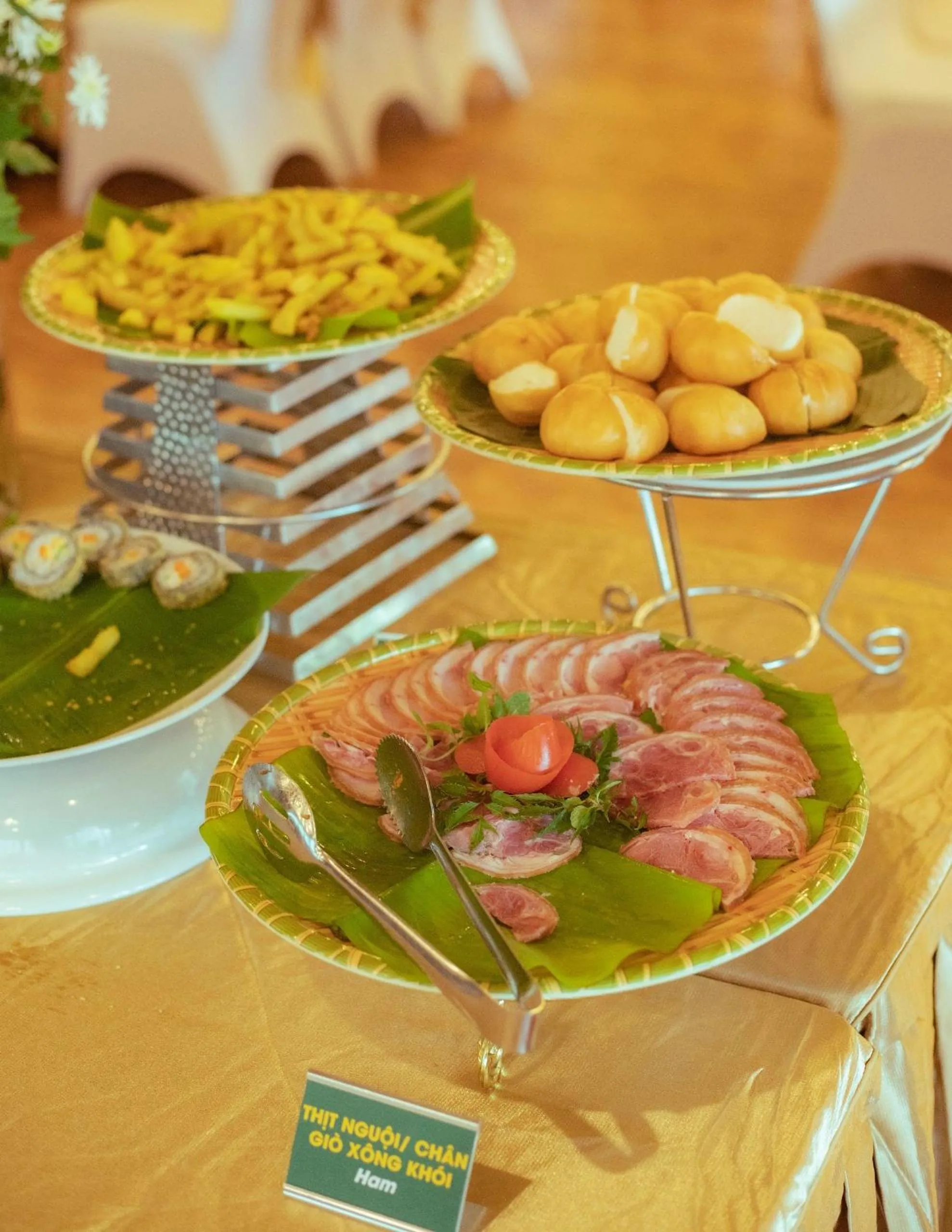 Breakfast in Thung Nham Resort